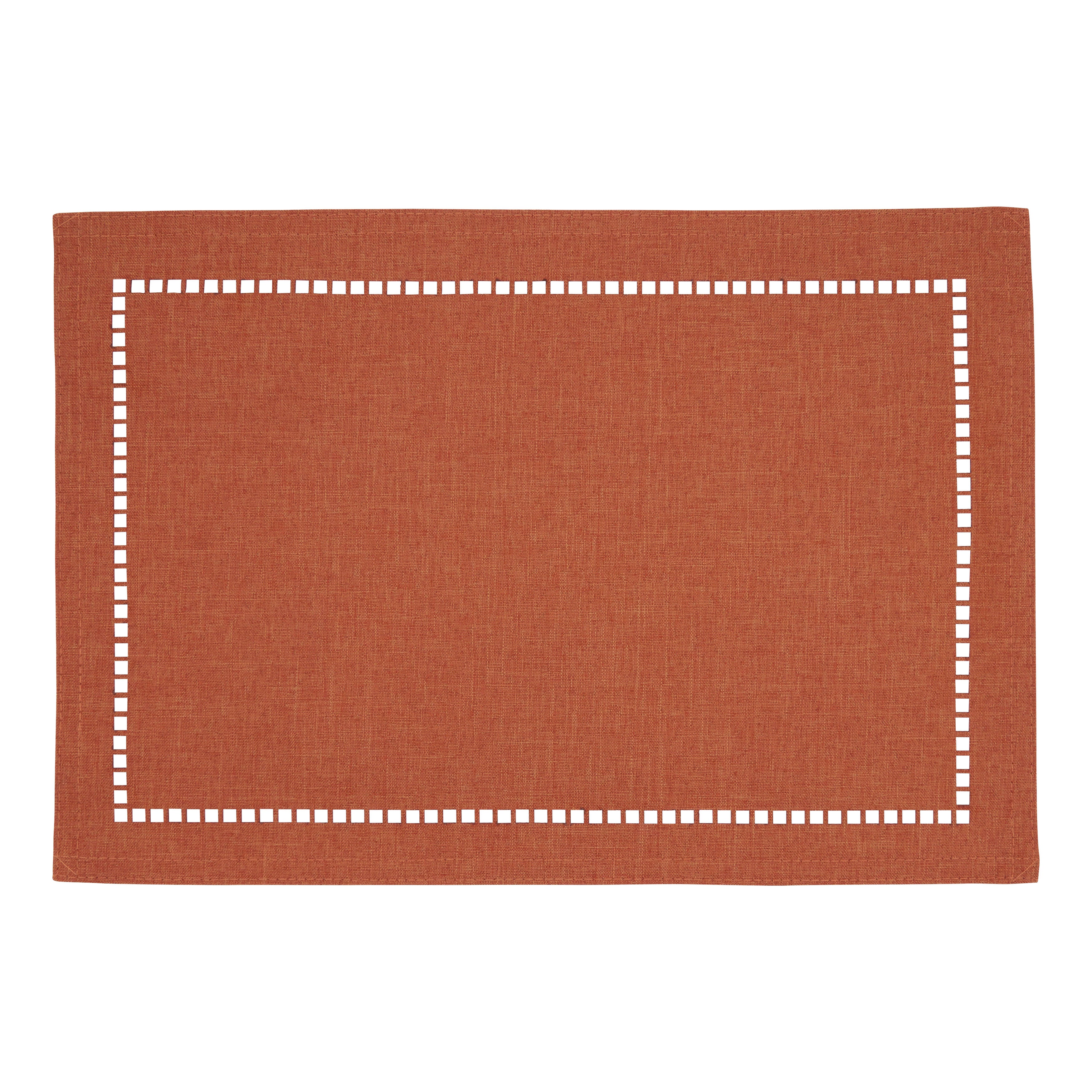 Laser-Cut Hemstitch Placemat, Set of 4