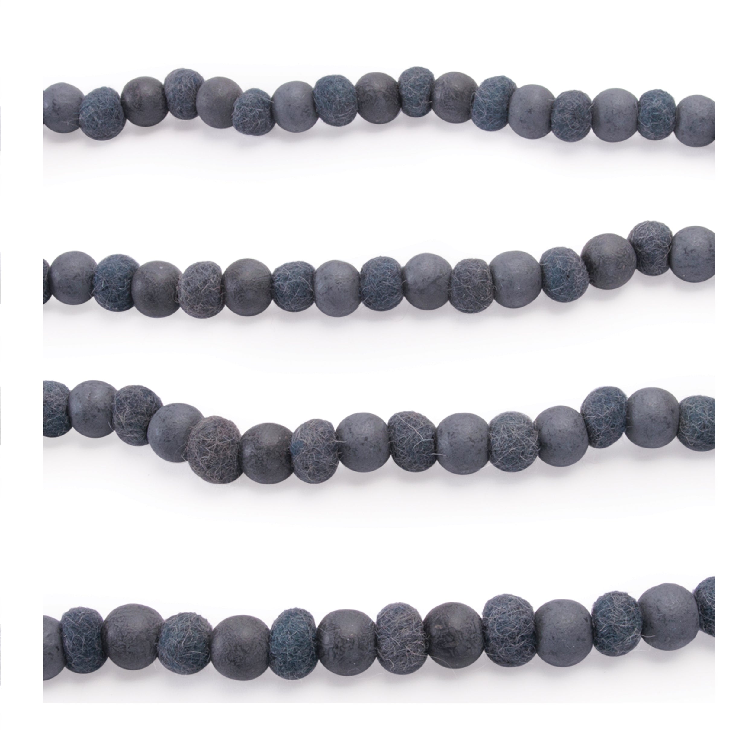 Wood Bead Garland, Set of 2