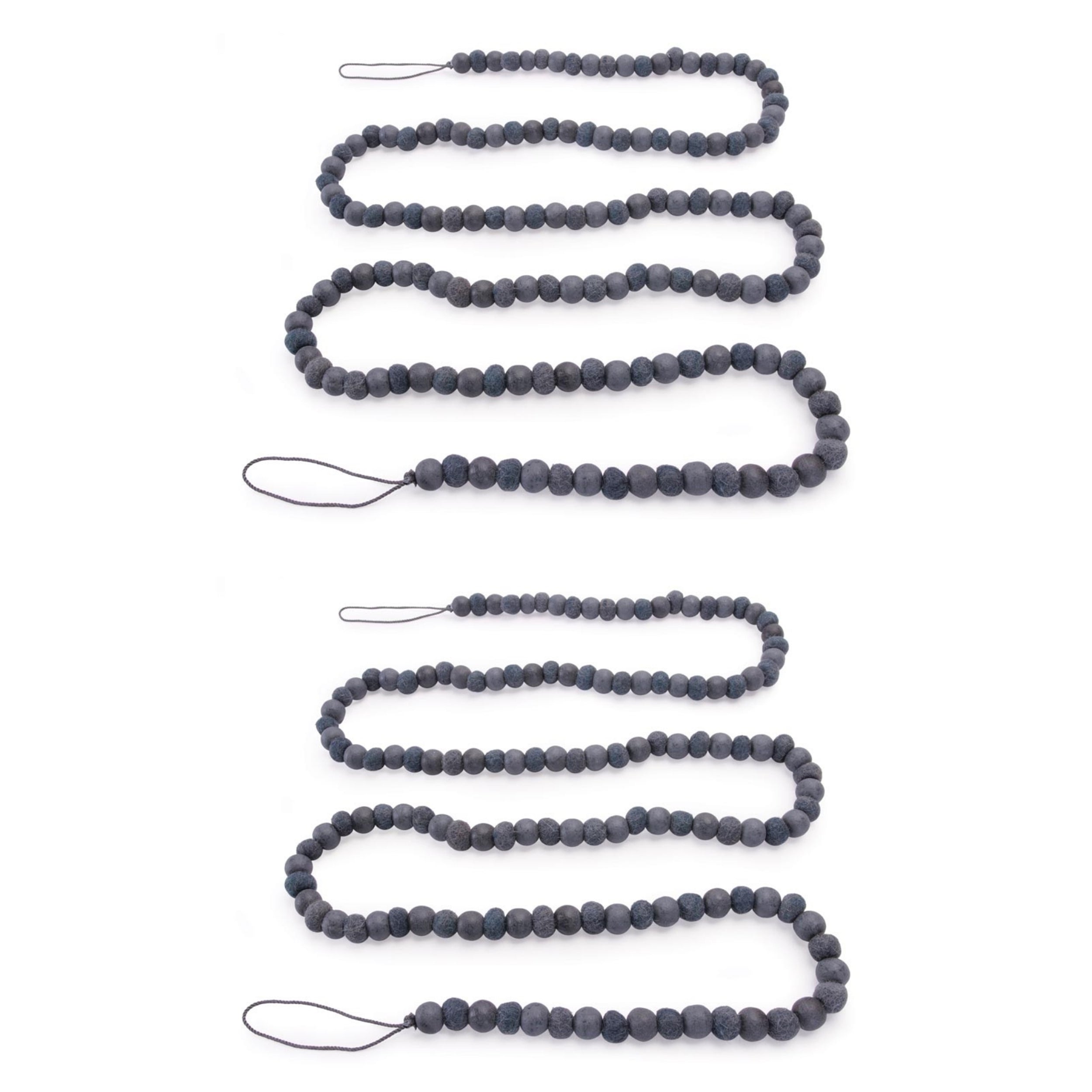 Wood Bead Garland, Set of 2