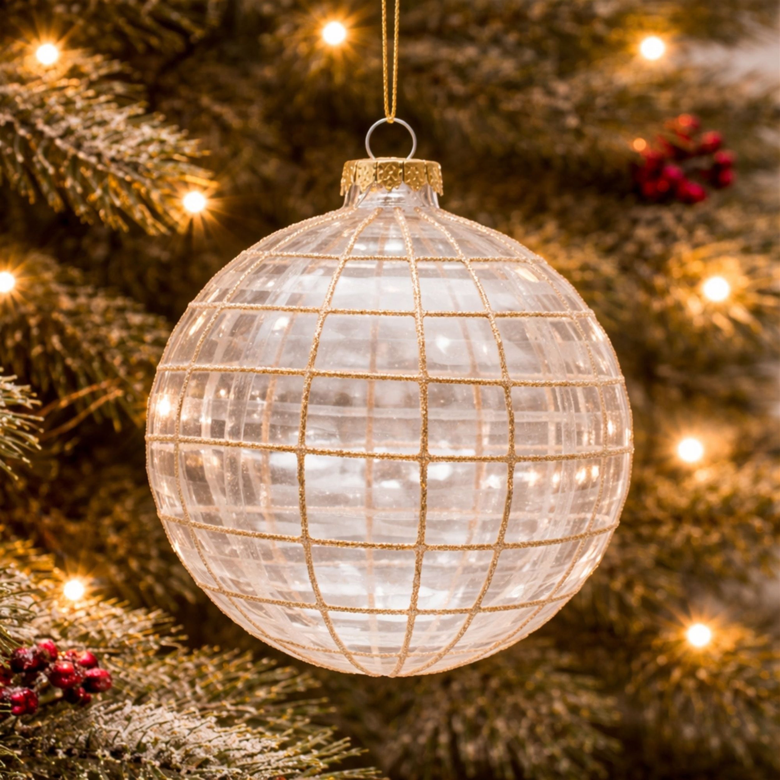 Glass Ball Ornament , Set of 6