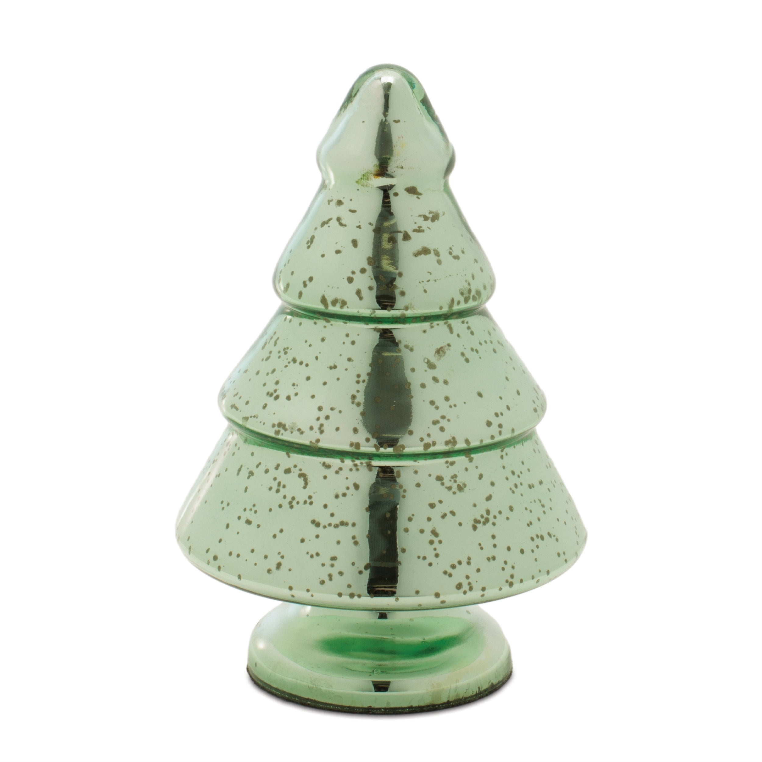 Mercury Glass Christmas Tree, Set of 2
