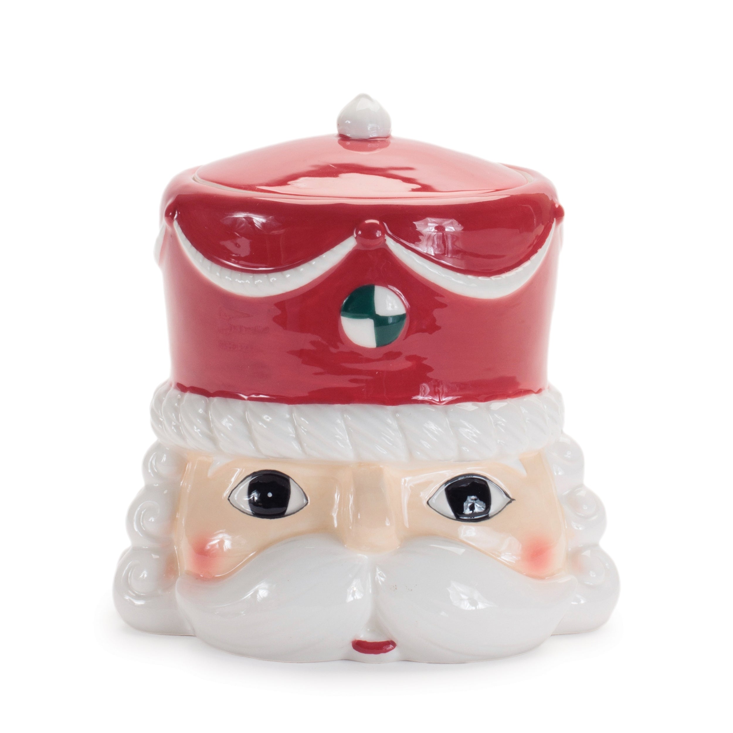 Ceramic Nutcracker Canister, Set of 2