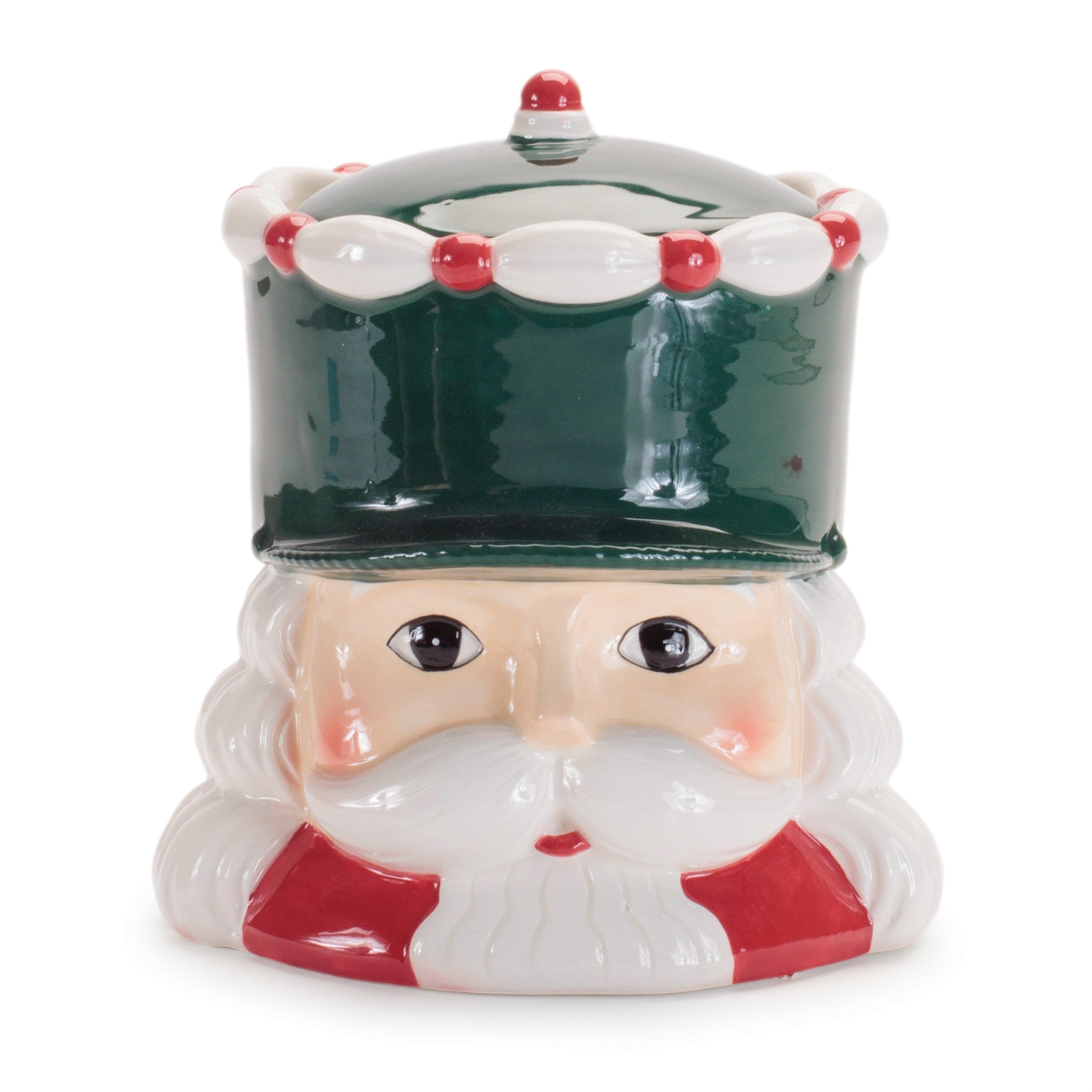 Ceramic Nutcracker Canister, Set of 2