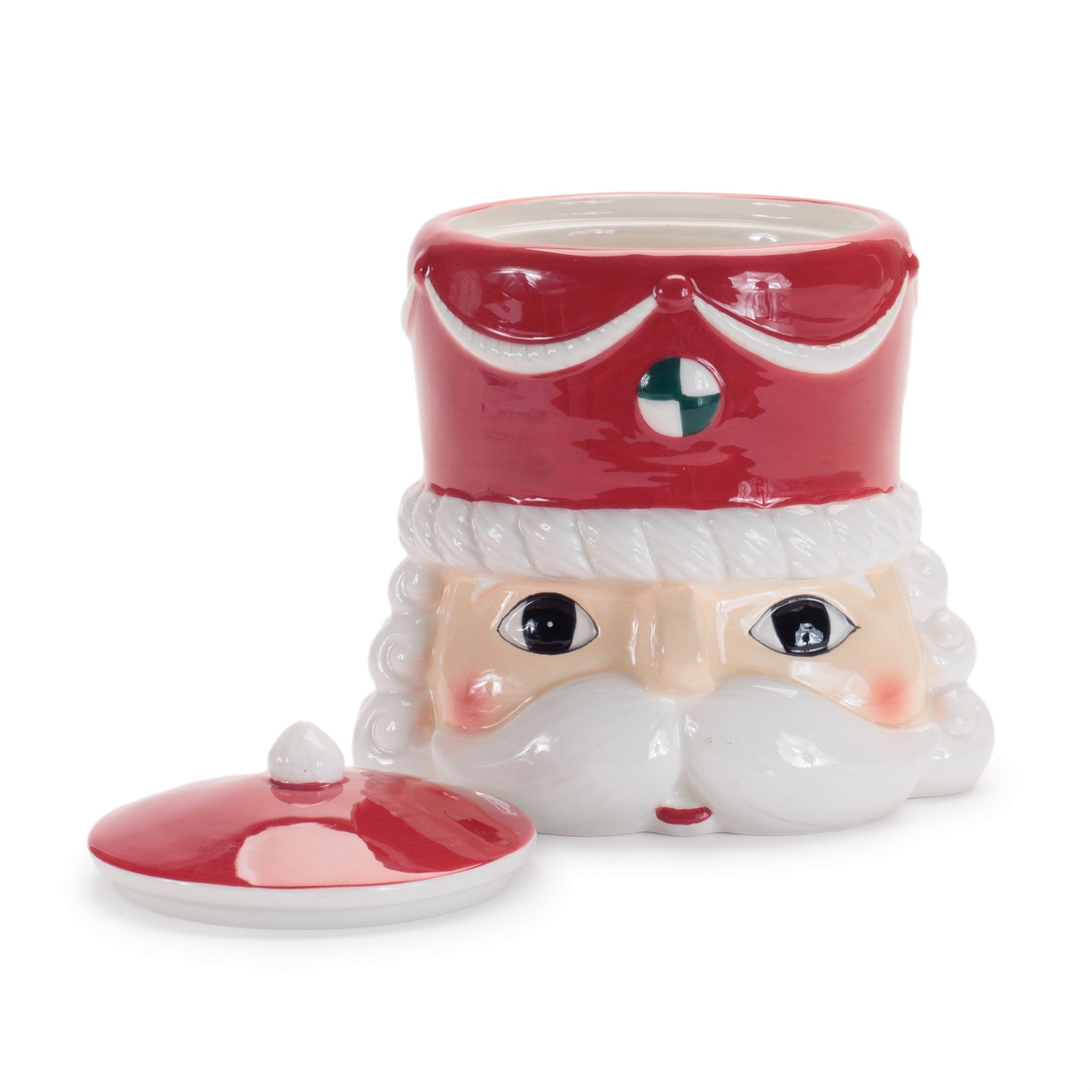 Ceramic Nutcracker Canister, Set of 2