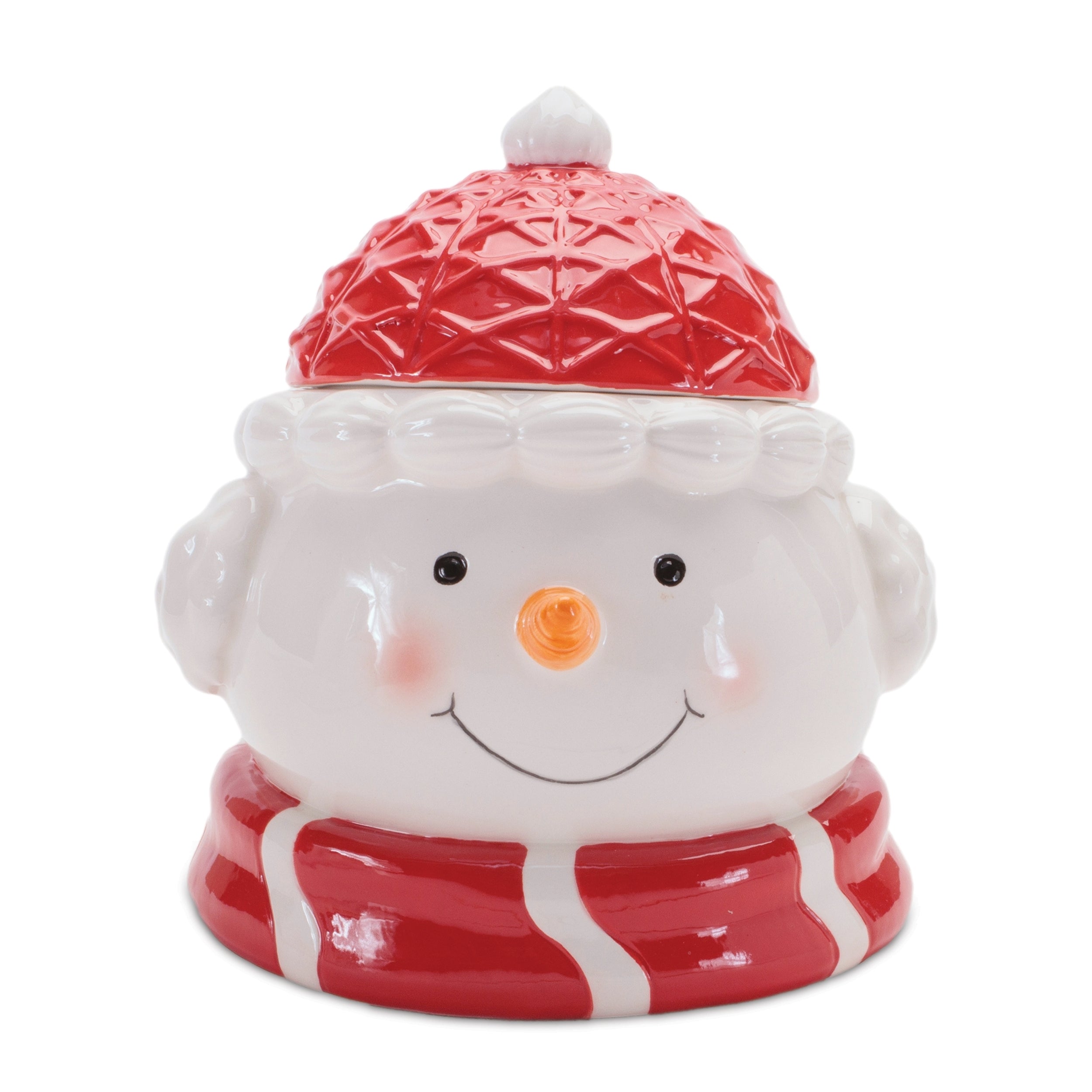 Ceramic Holiday Canister, Set of 2