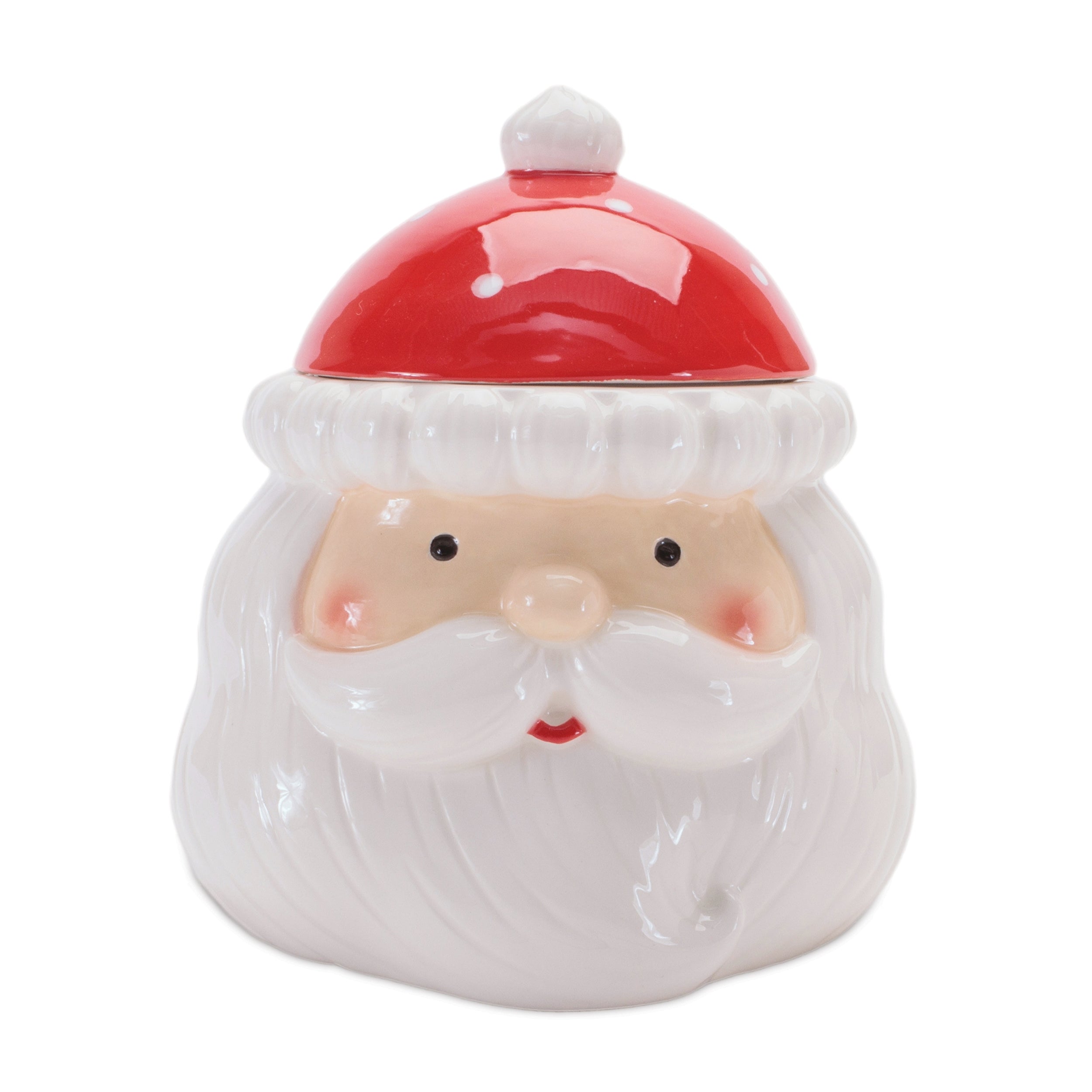 Ceramic Holiday Canister, Set of 2