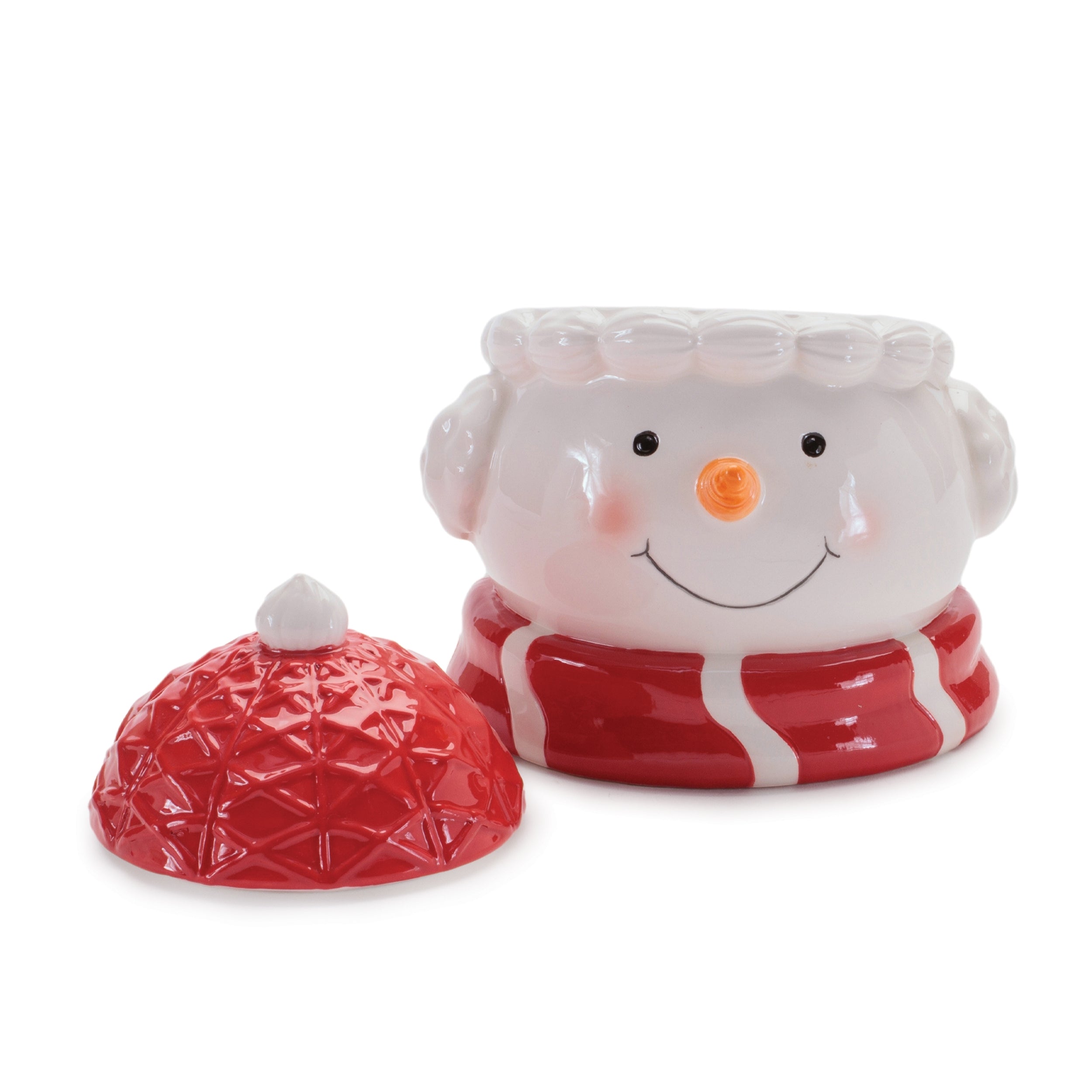 Ceramic Holiday Canister, Set of 2