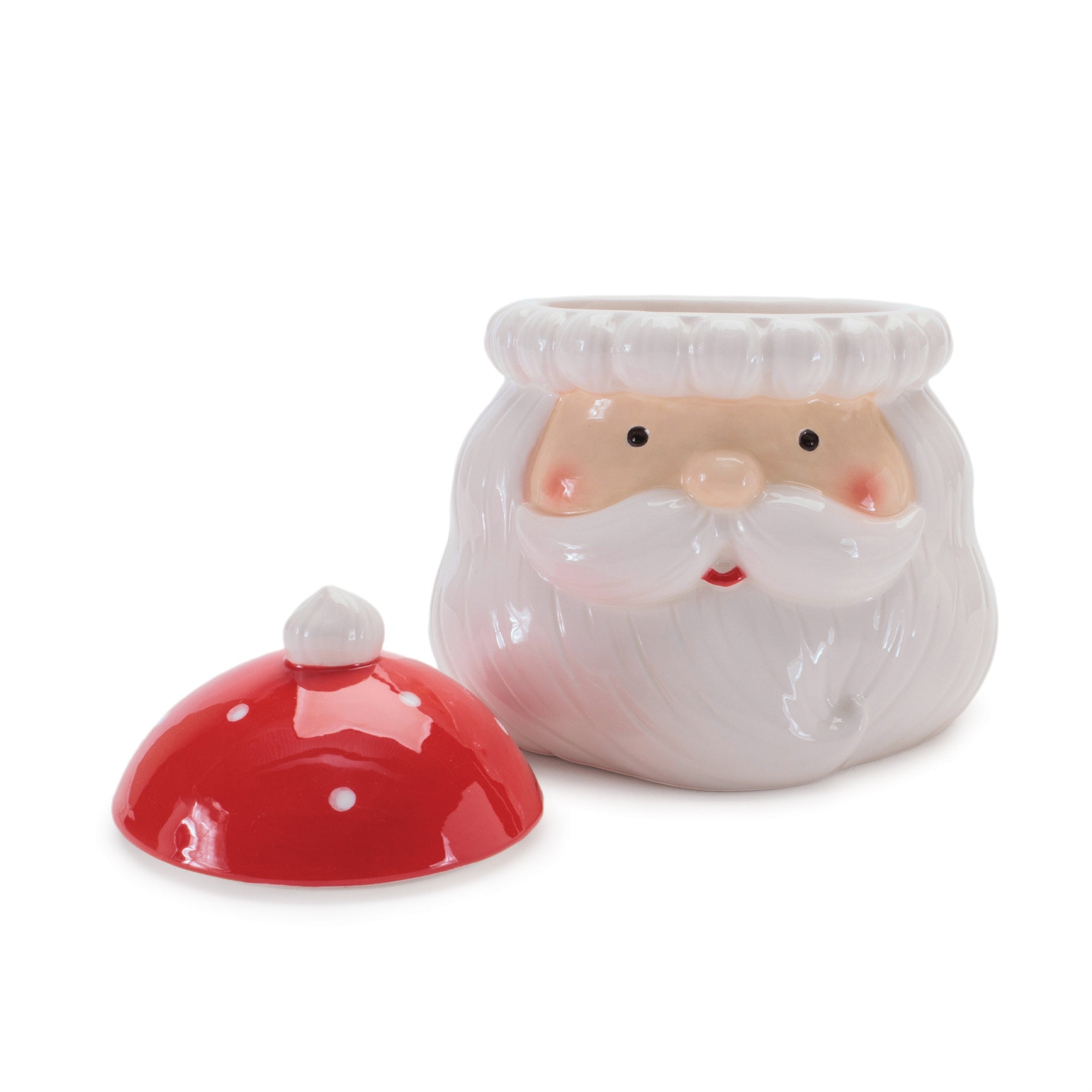 Ceramic Holiday Canister, Set of 2