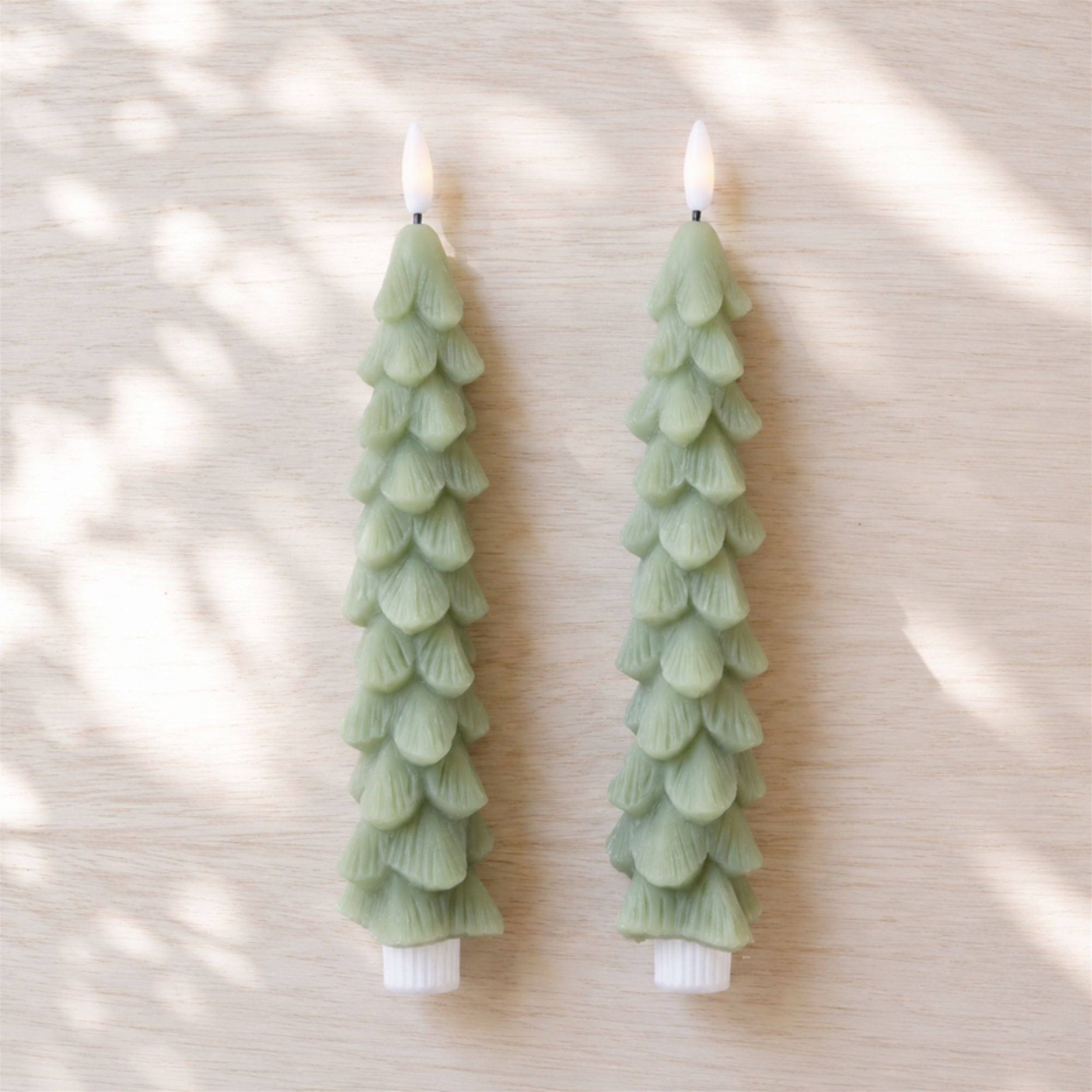 FIA Wick Tree Taper Candle, Set of 2