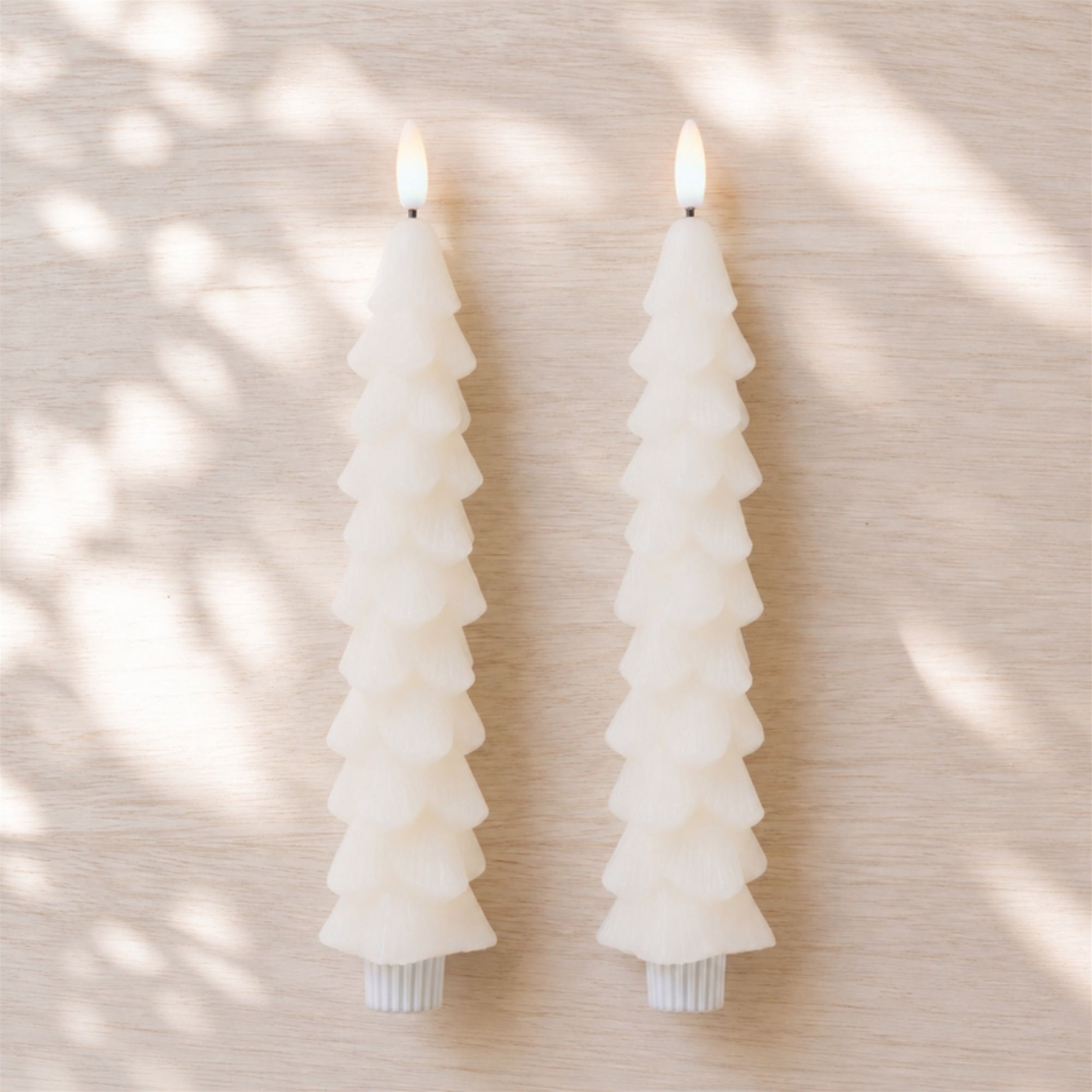 FIA Wick Tree Taper Candle, Set of 2