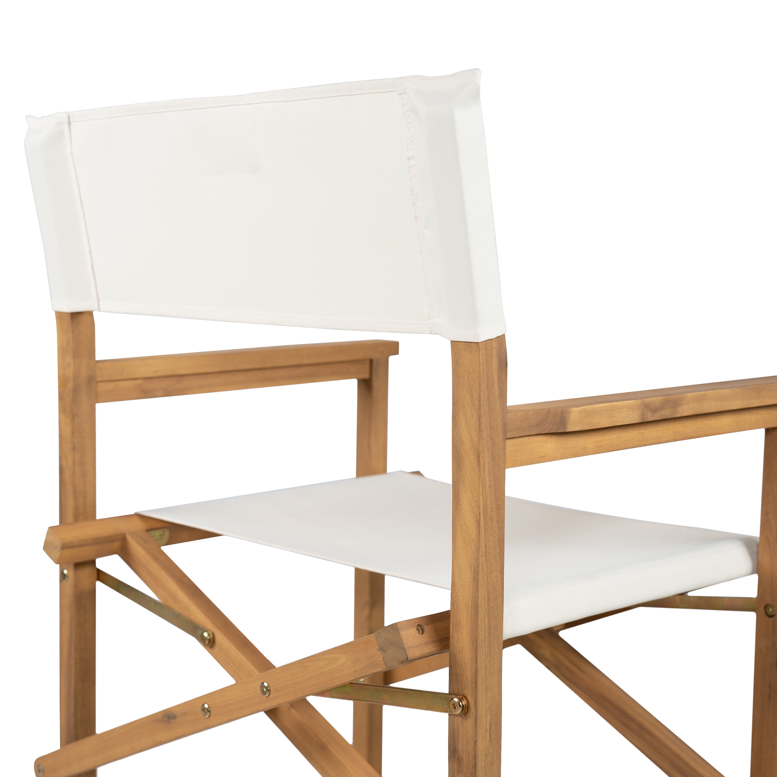Outdoor Acacia Wood Barstool, Set of 2