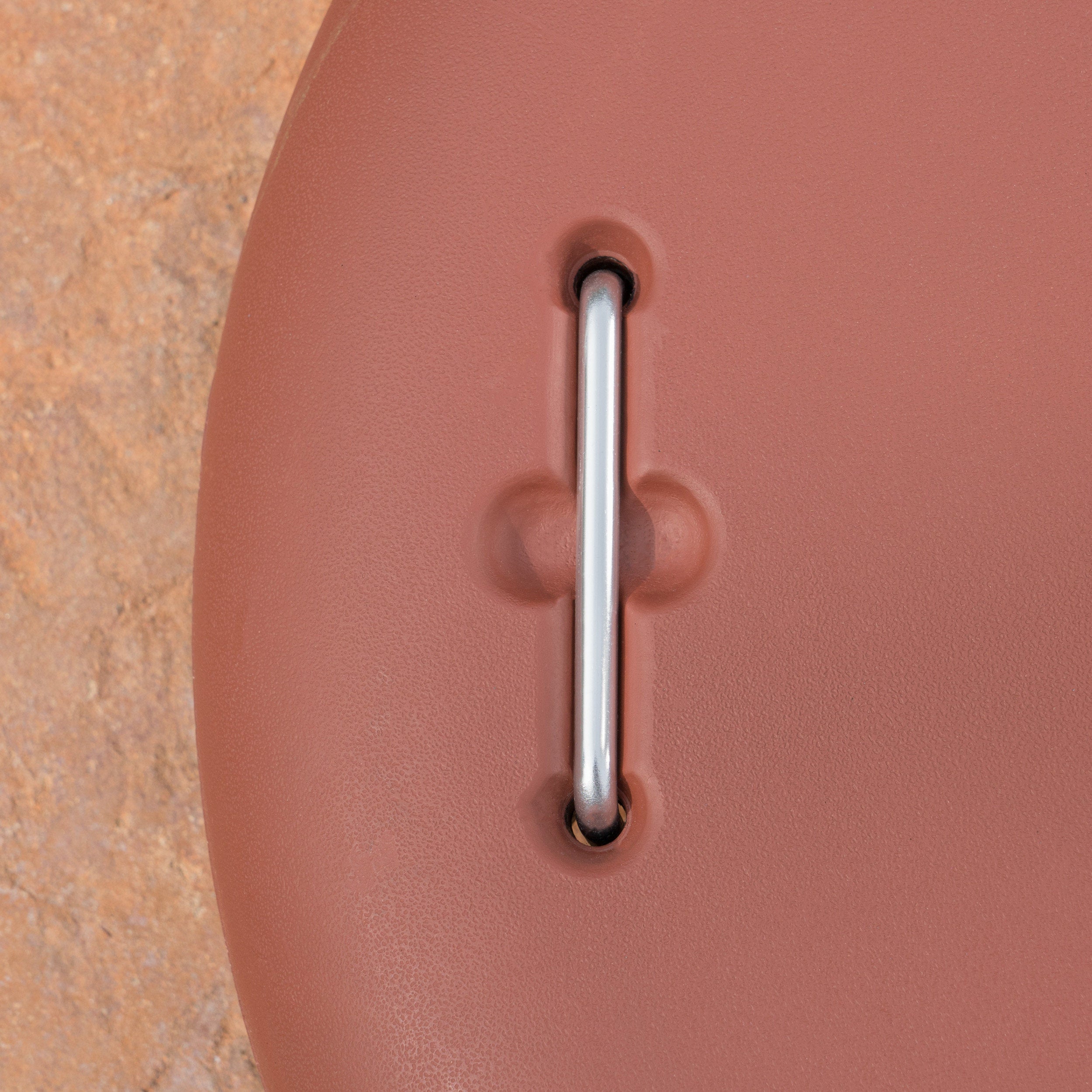 Prehnite Outdoor Round Umbrella Base with Casters and Stainless Steel Holder
