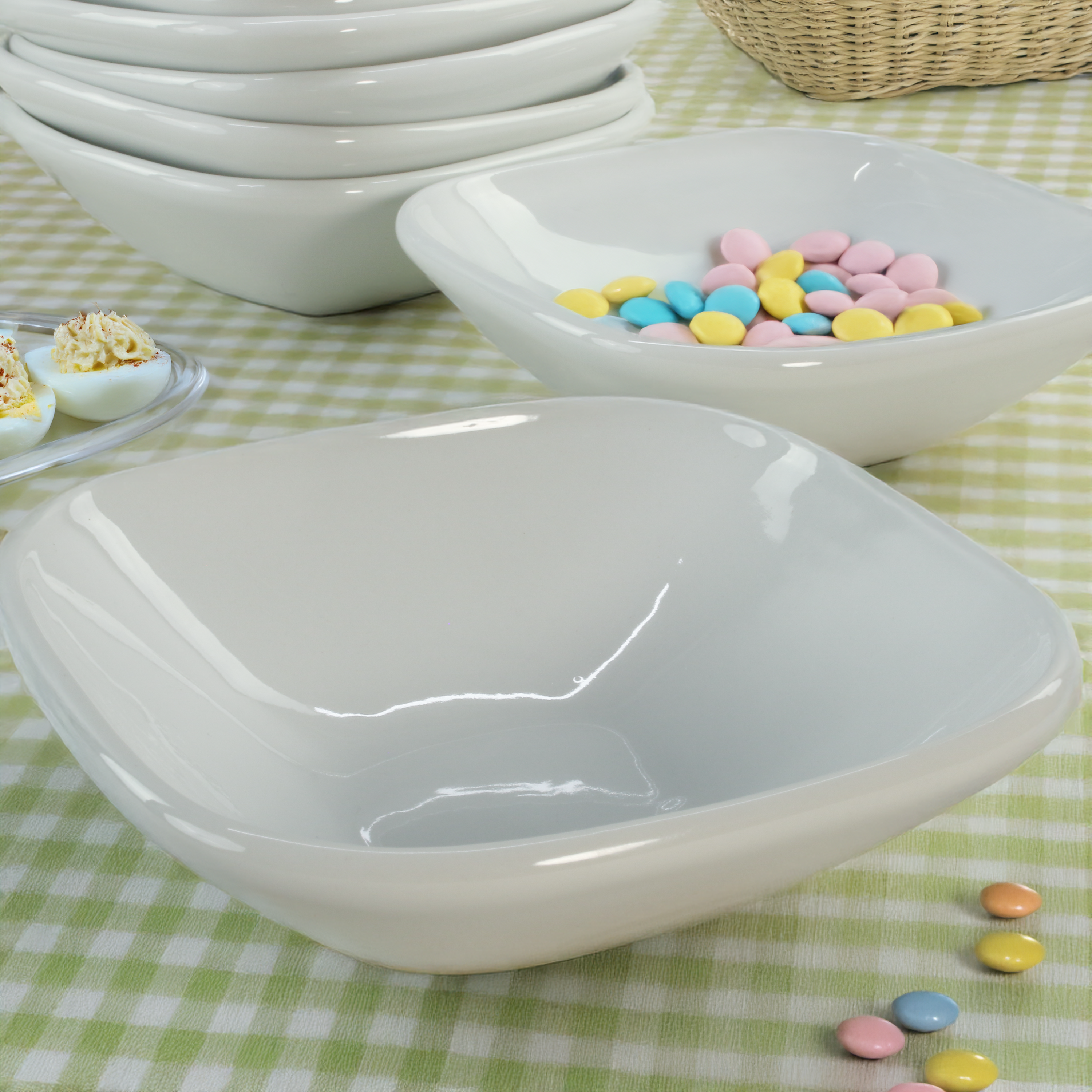 Impulse Square Cereal Bowls, Set of 8