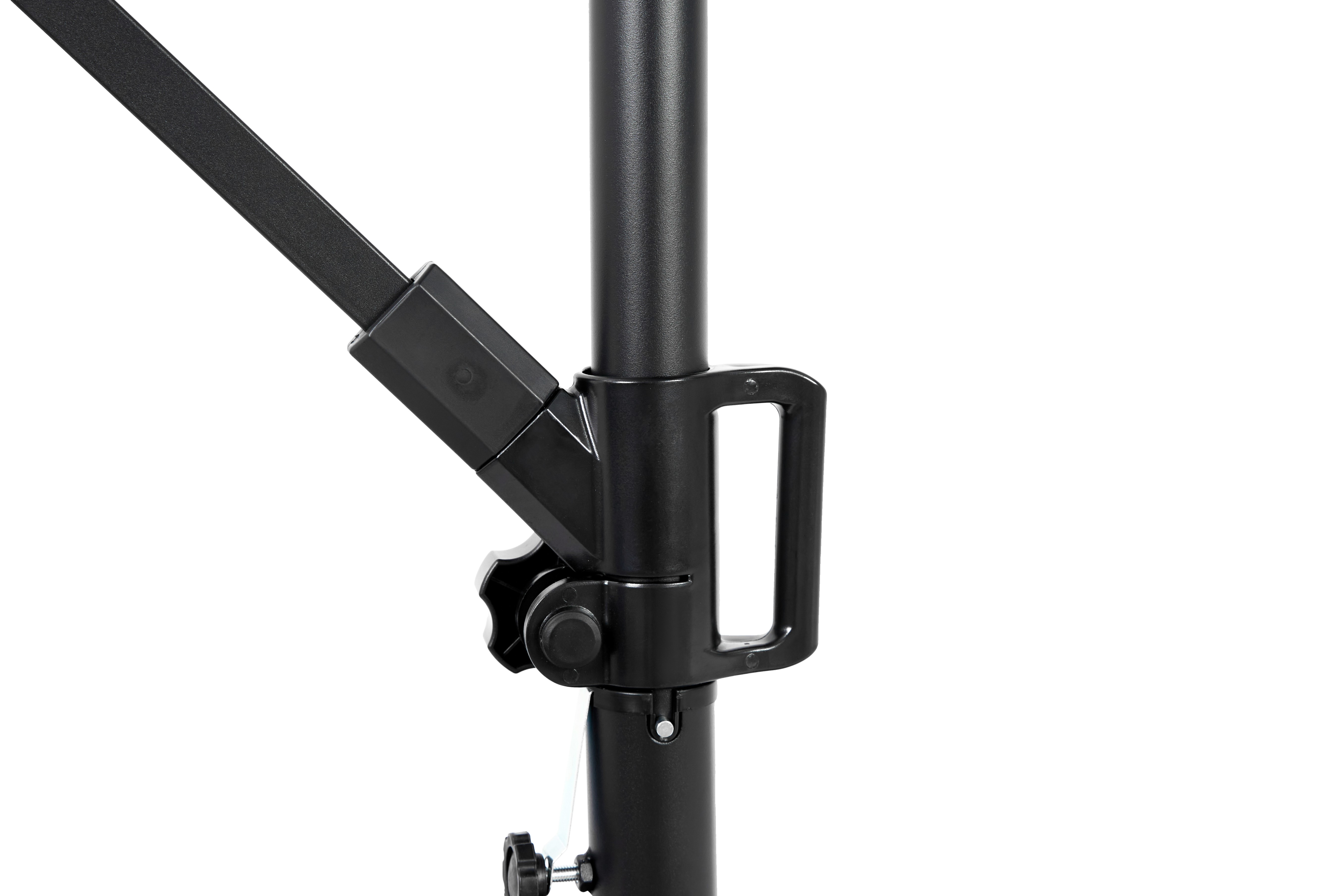 10' Offset Hanging Market Patio Umbrella w/Easy Tilt Adjustment, Base Not Included