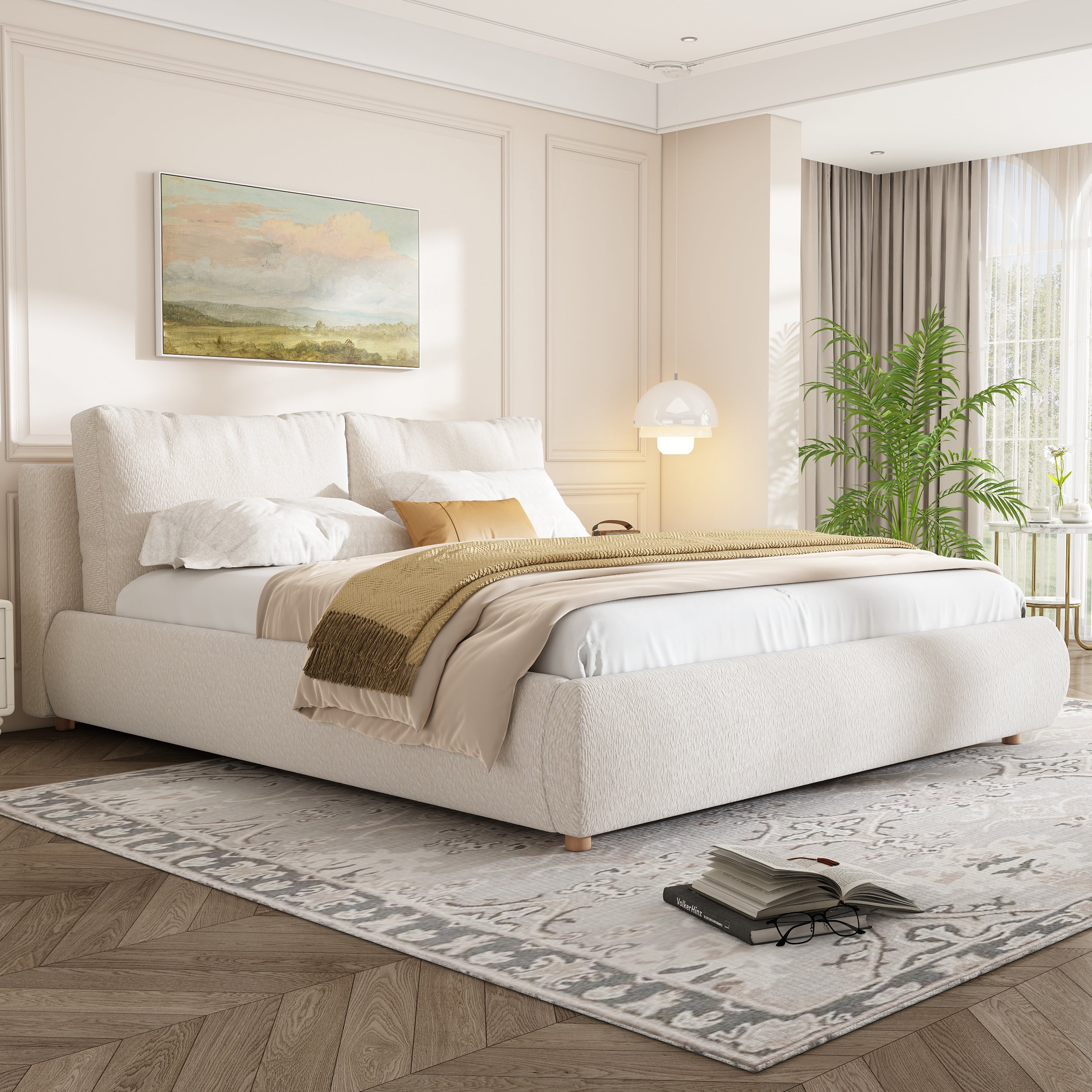 Upholstered Platform Bed