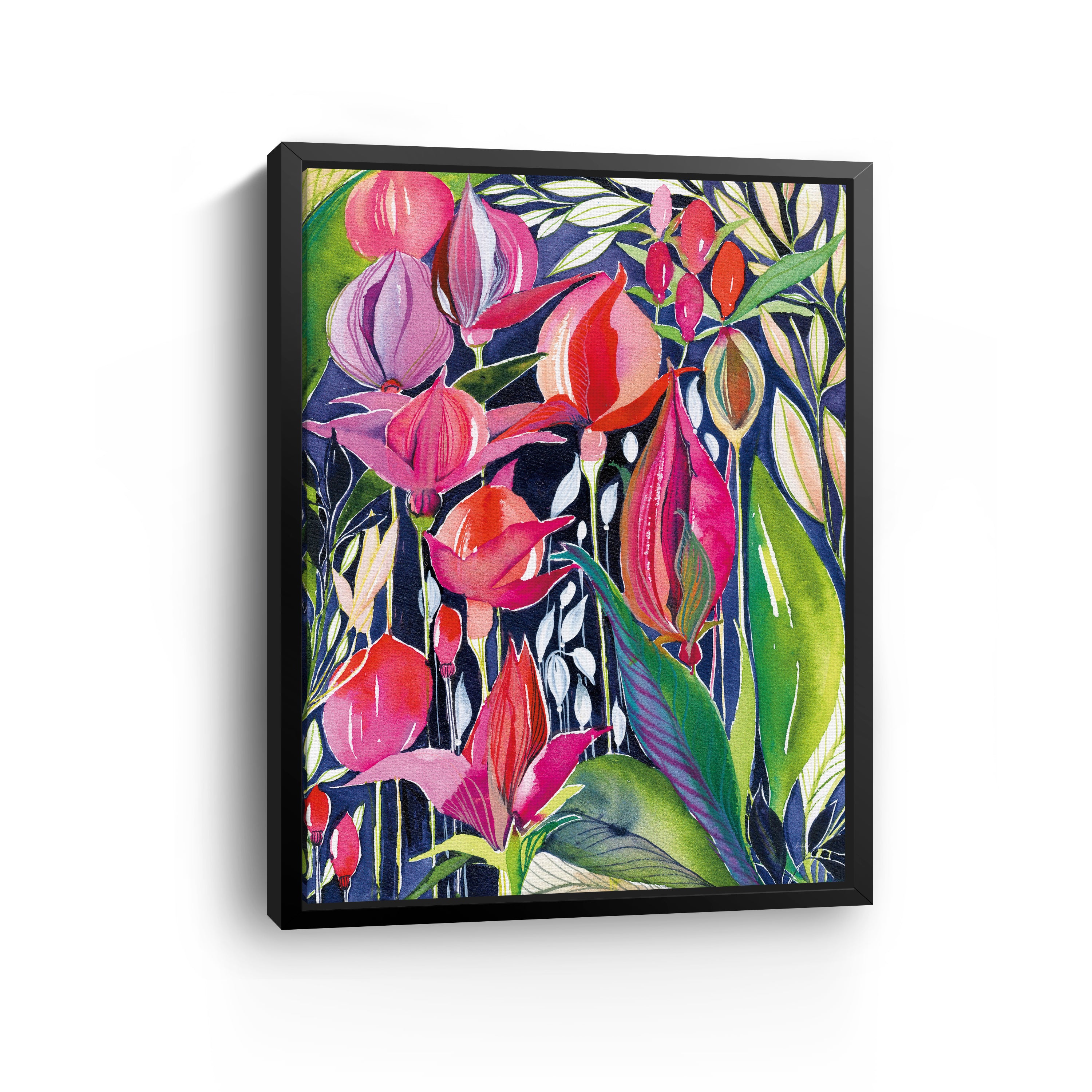 Midnight Jewels Canvas Giclee