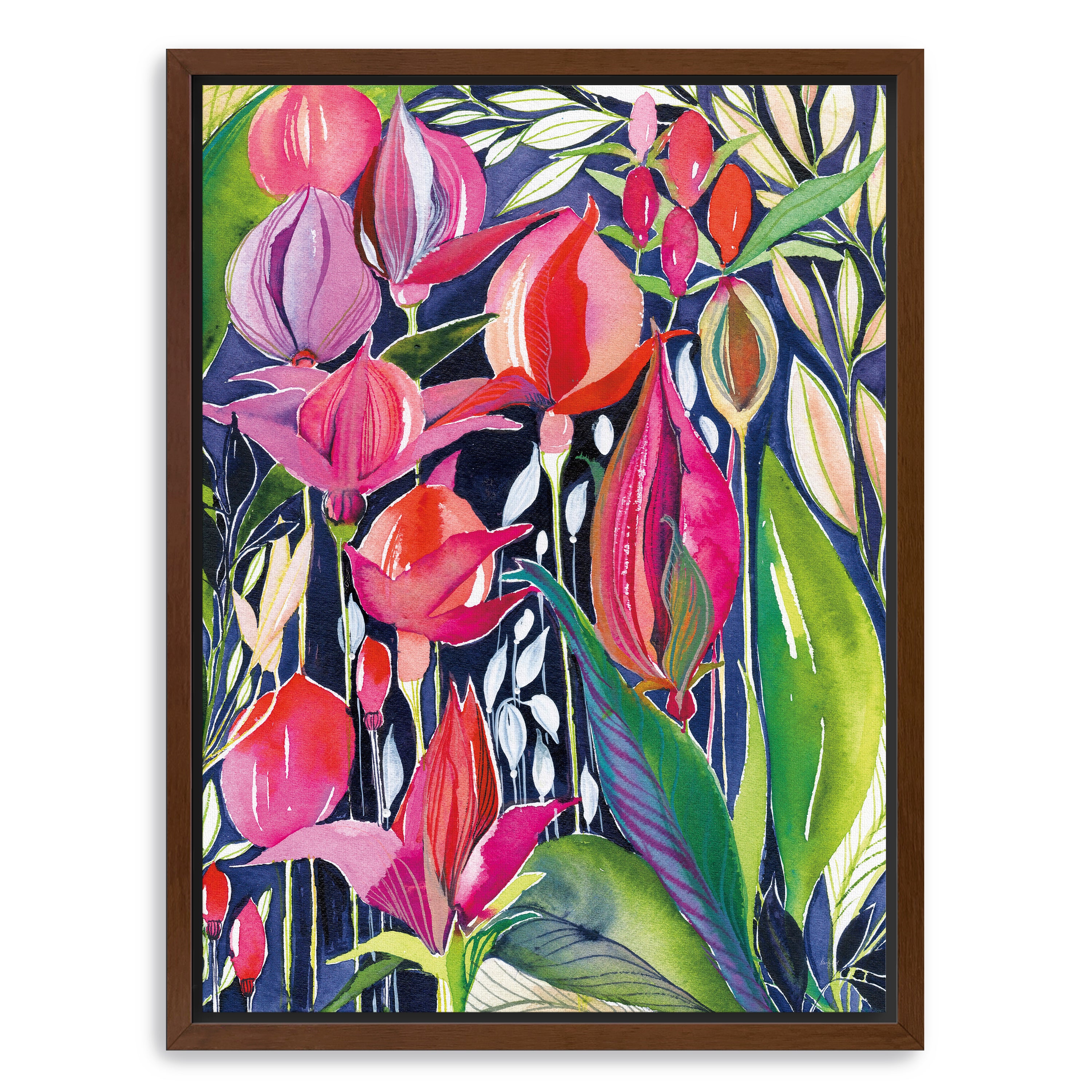 Midnight Jewels Canvas Giclee