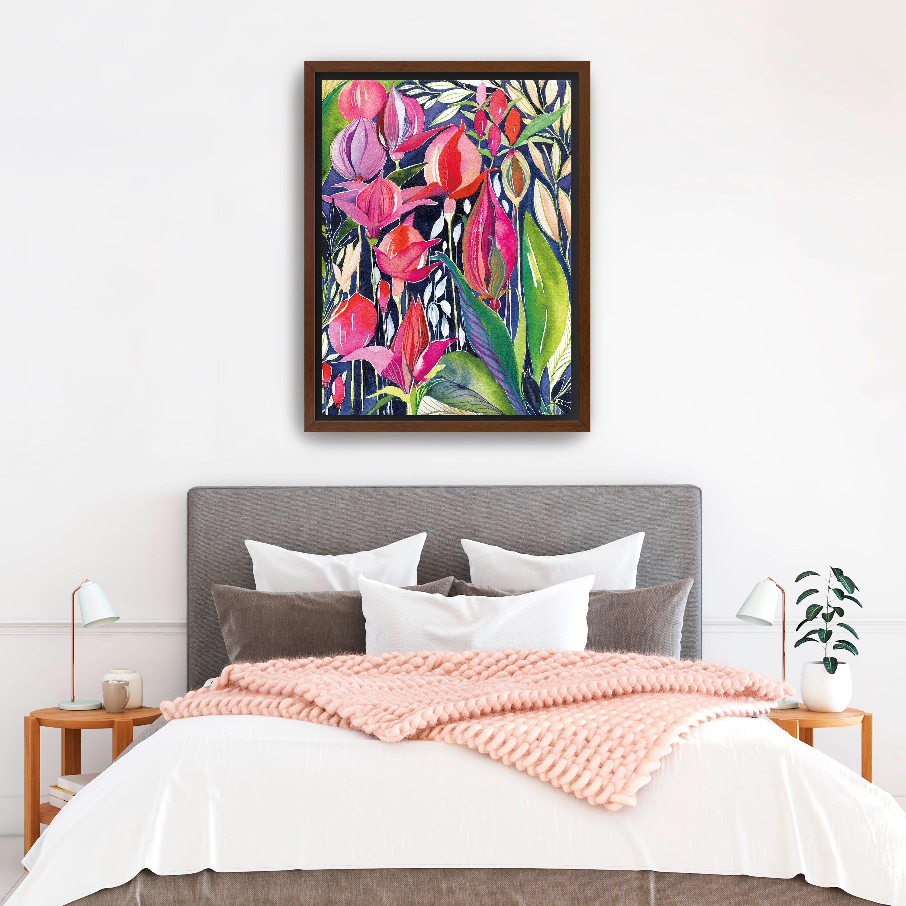 Midnight Jewels Canvas Giclee