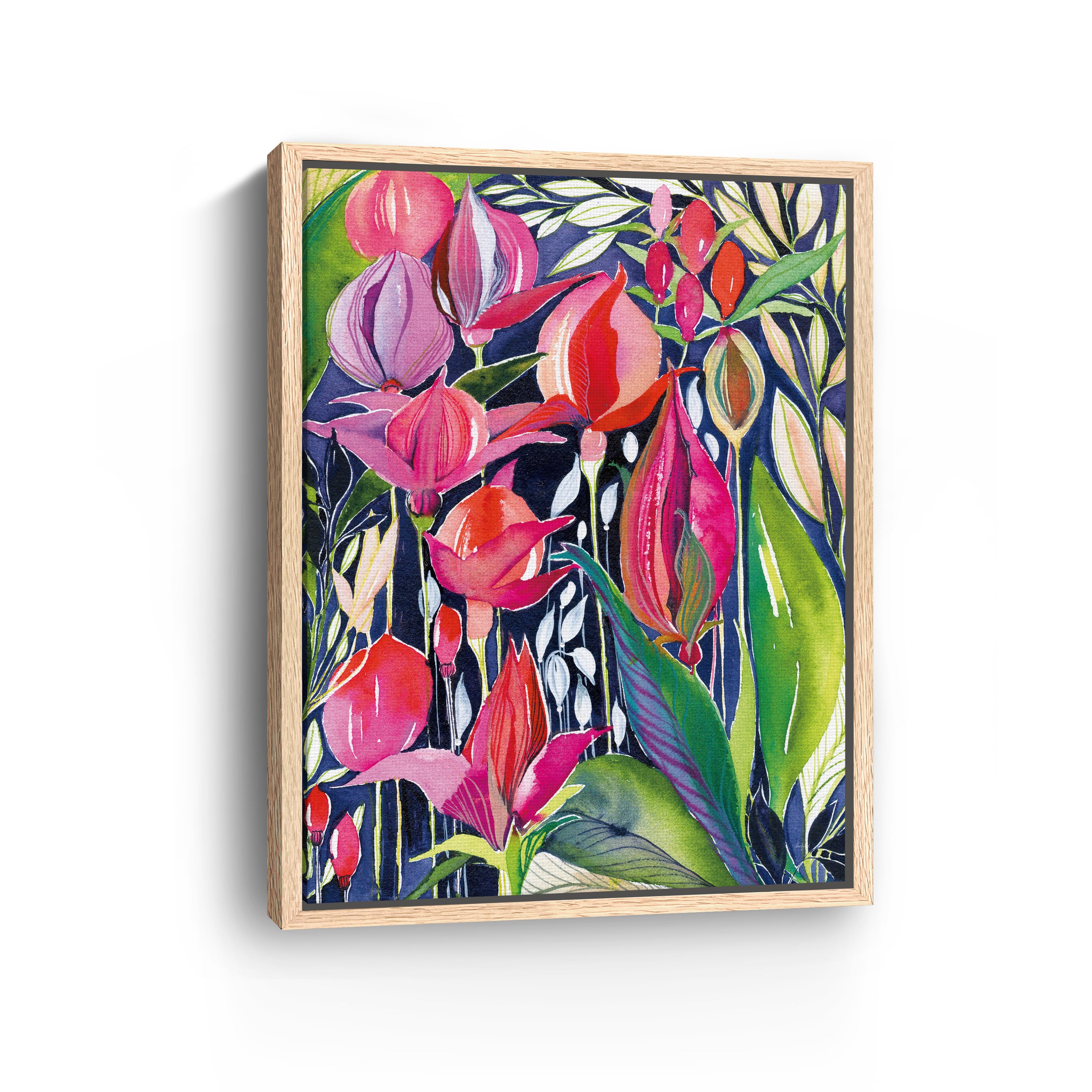 Midnight Jewels Canvas Giclee