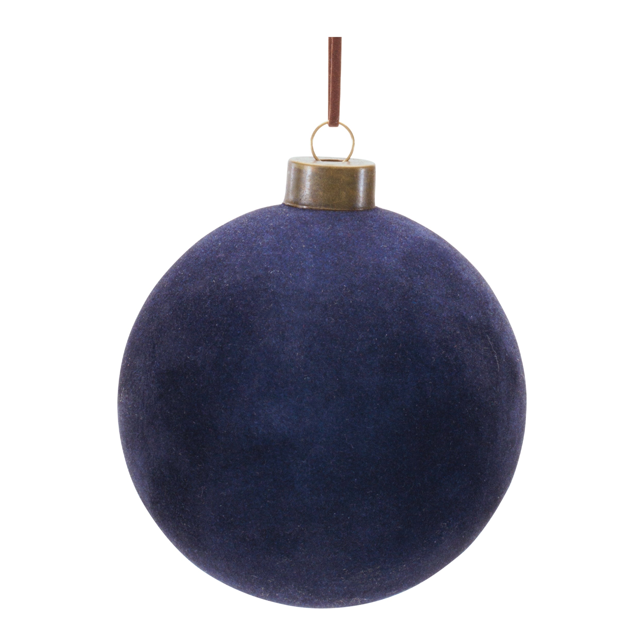 Velvet Glass Ball Ornament, Set of 12
