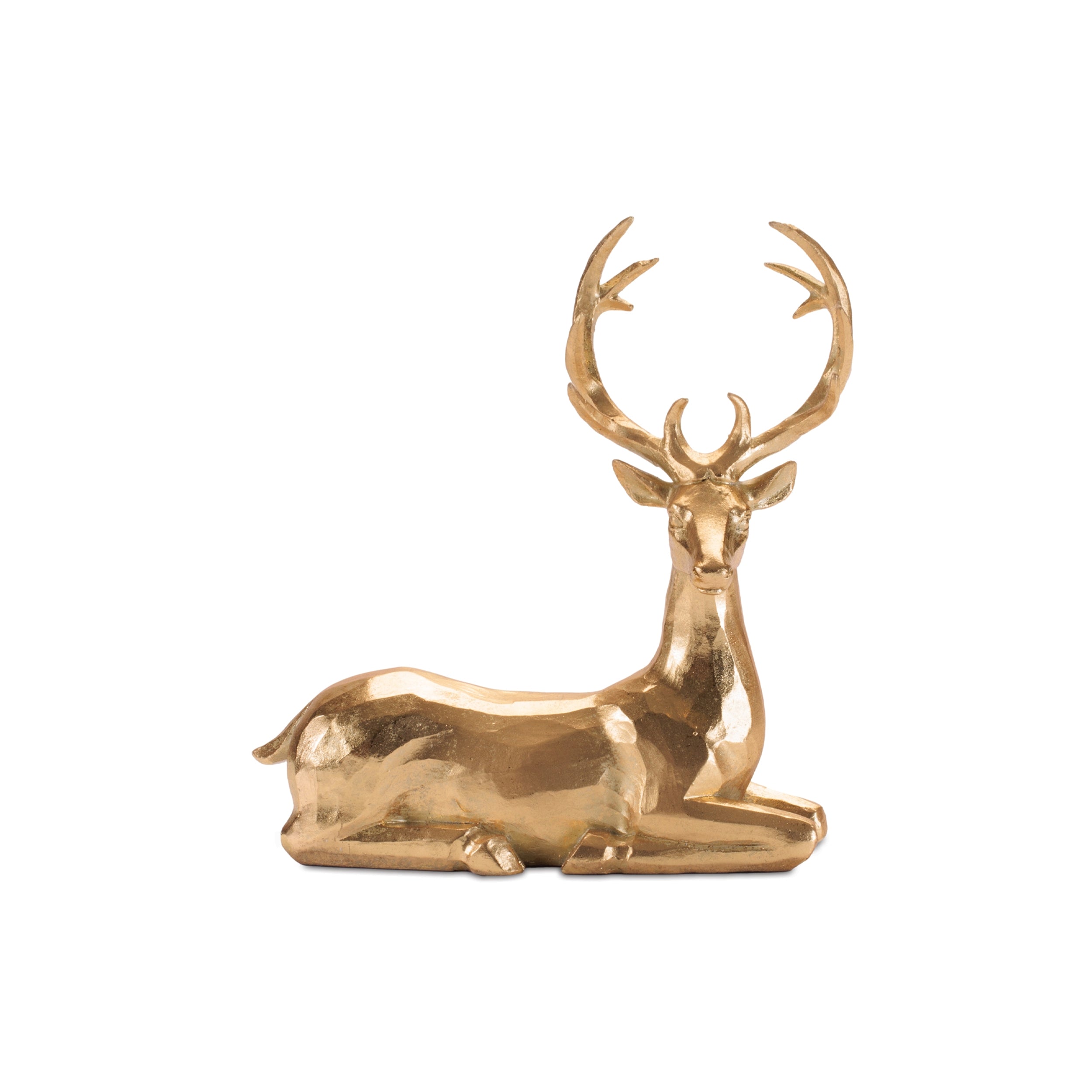 Metallic Deer Figurine, Set of 2