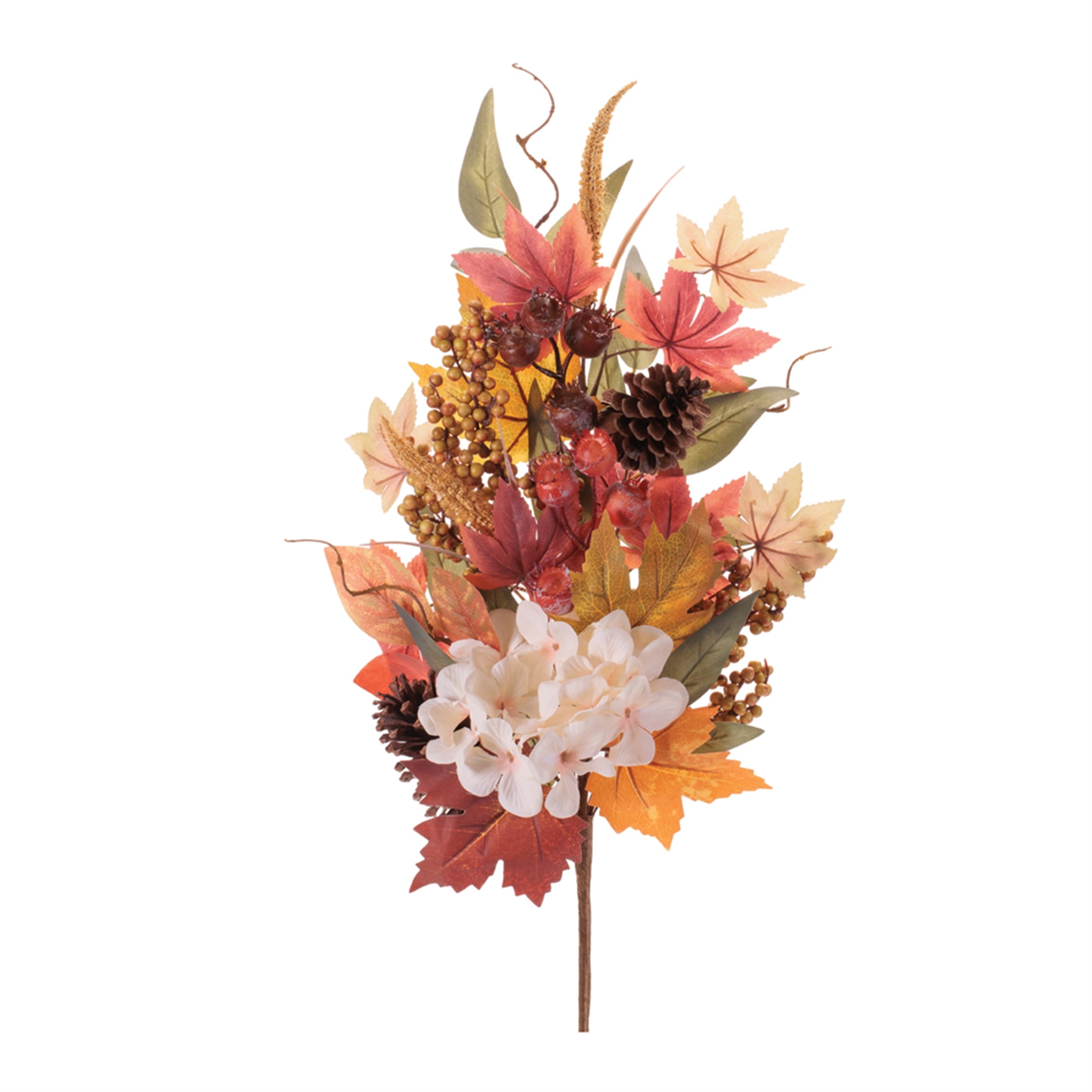 Harvest Mixed Hydrangea Spray, Set of 2
