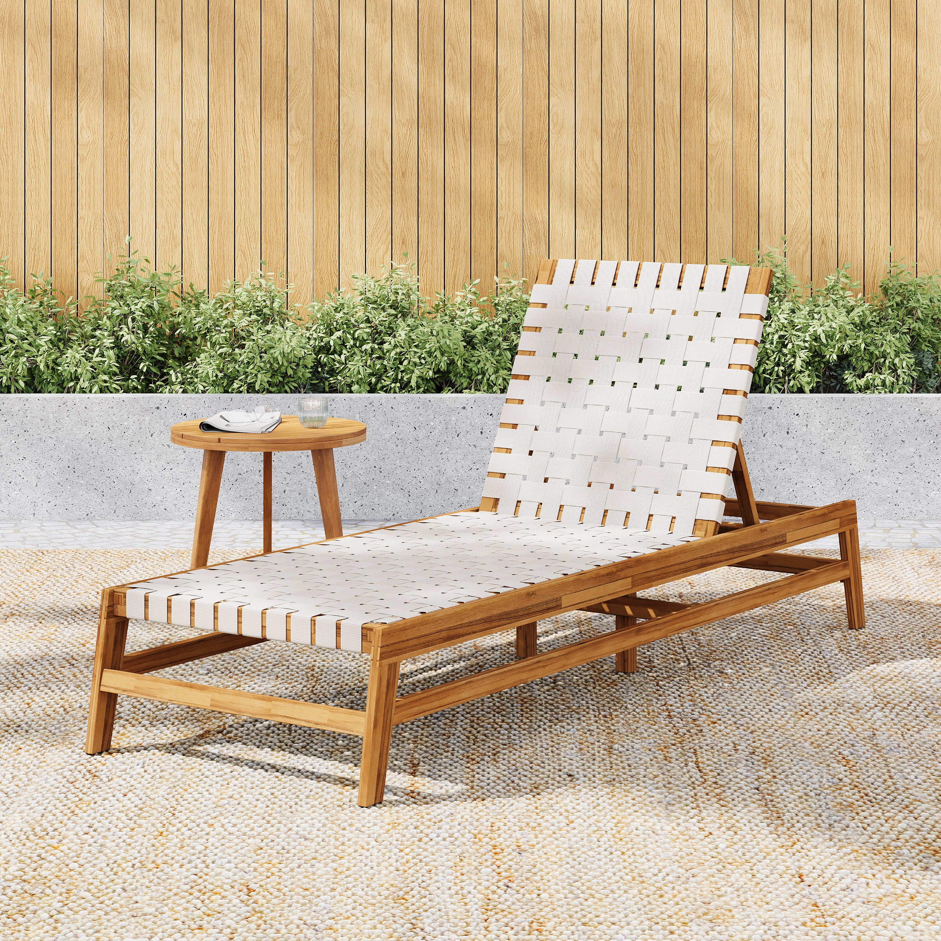 Isla Marina Outdoor Rope Chaise Lounge