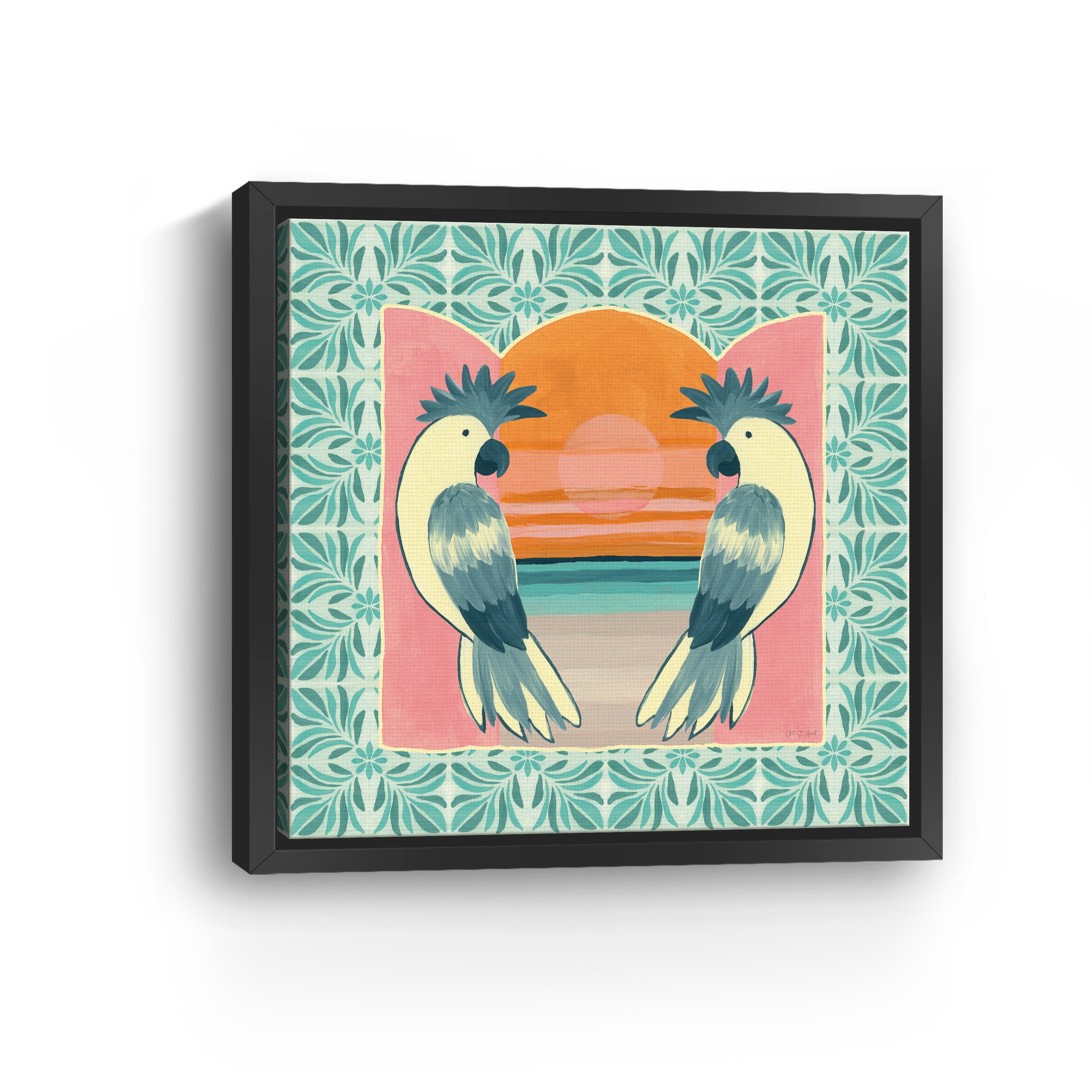 Tropical Birds II Canvas Giclee