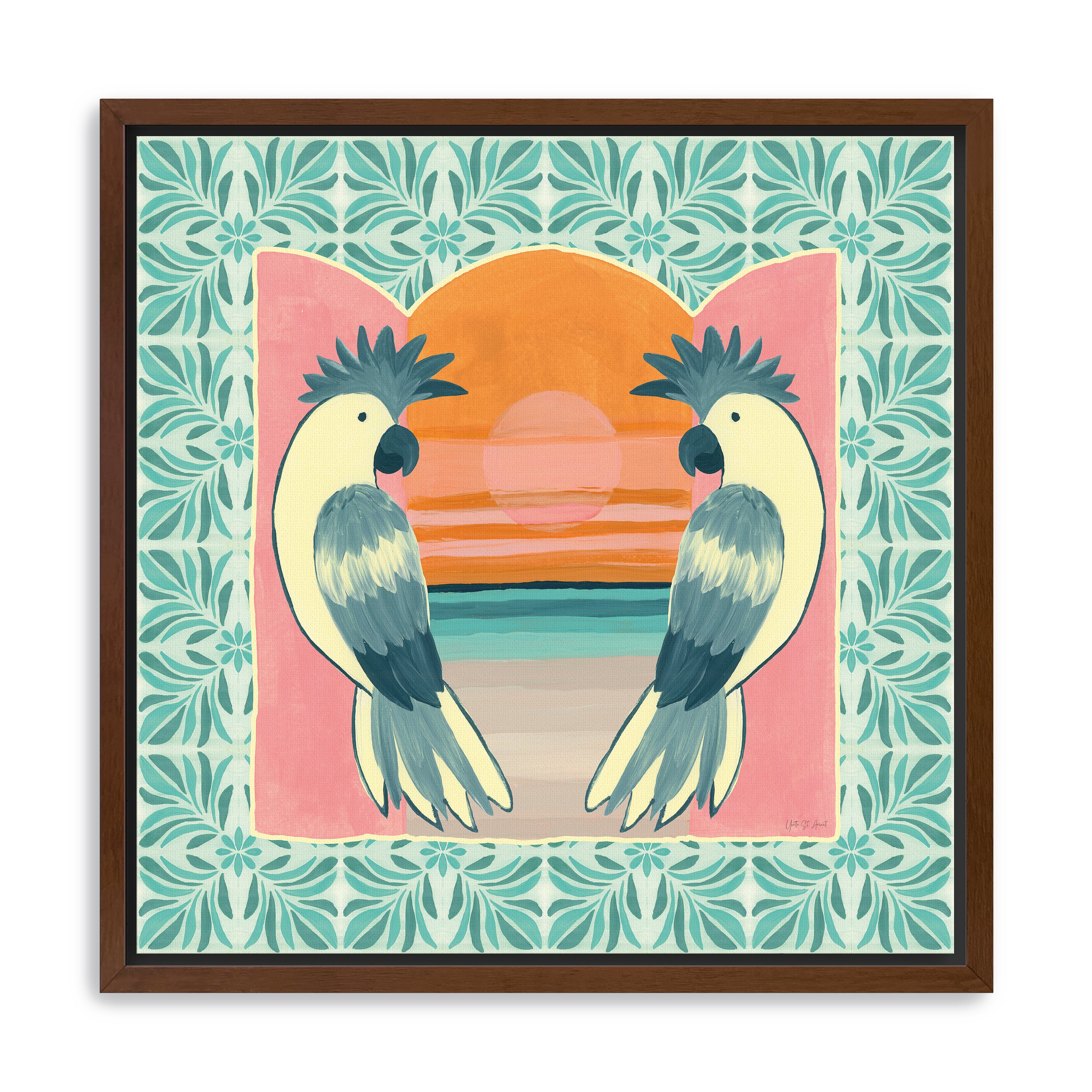 Tropical Birds II Canvas Giclee