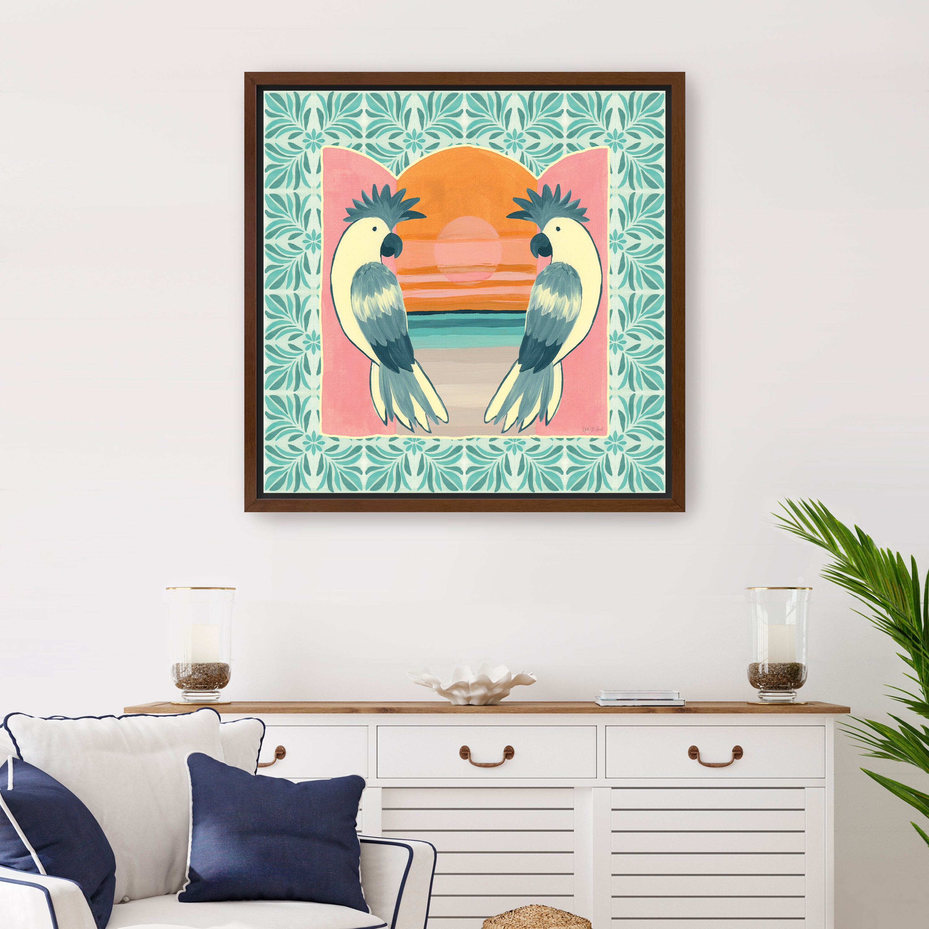Tropical Birds II Canvas Giclee