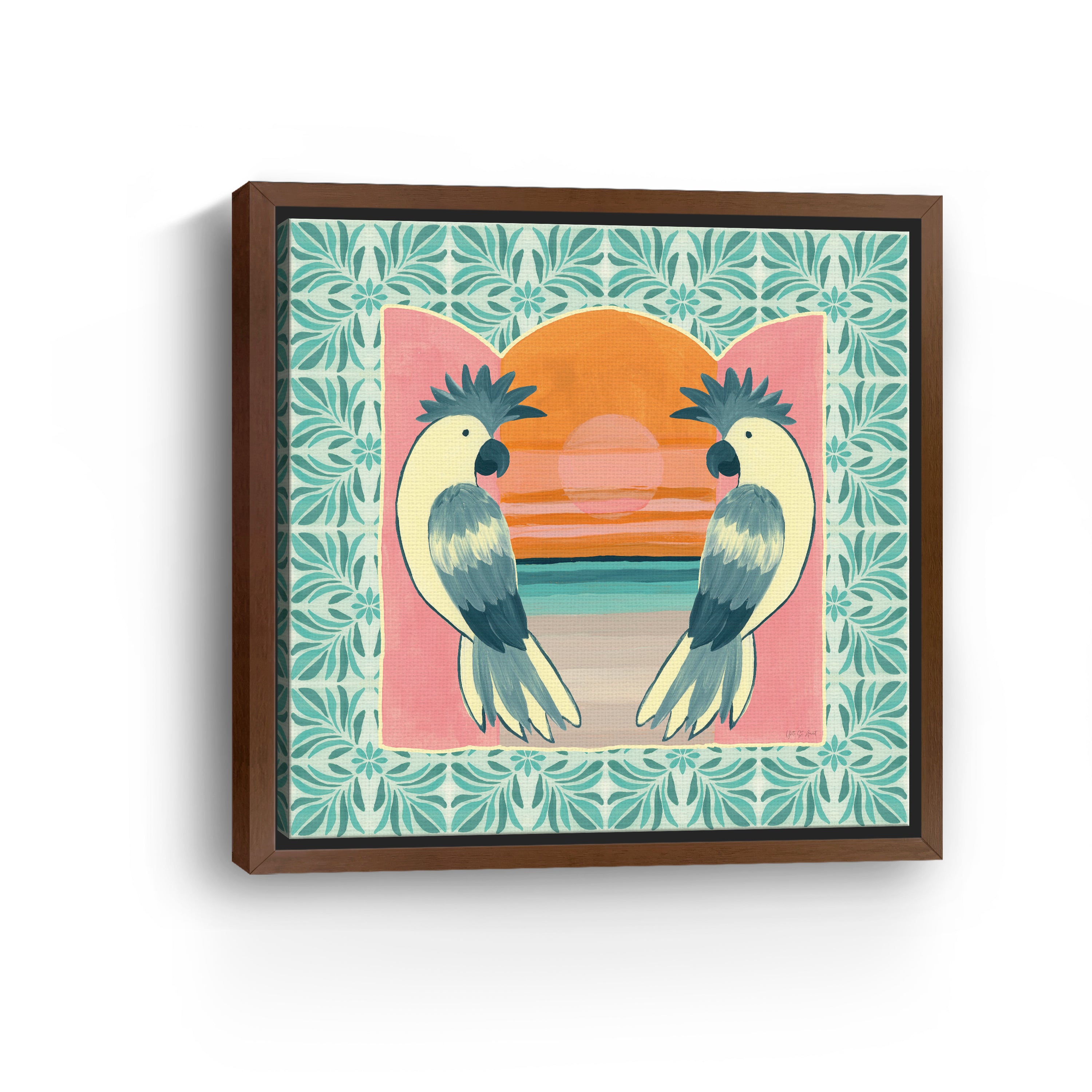 Tropical Birds II Canvas Giclee