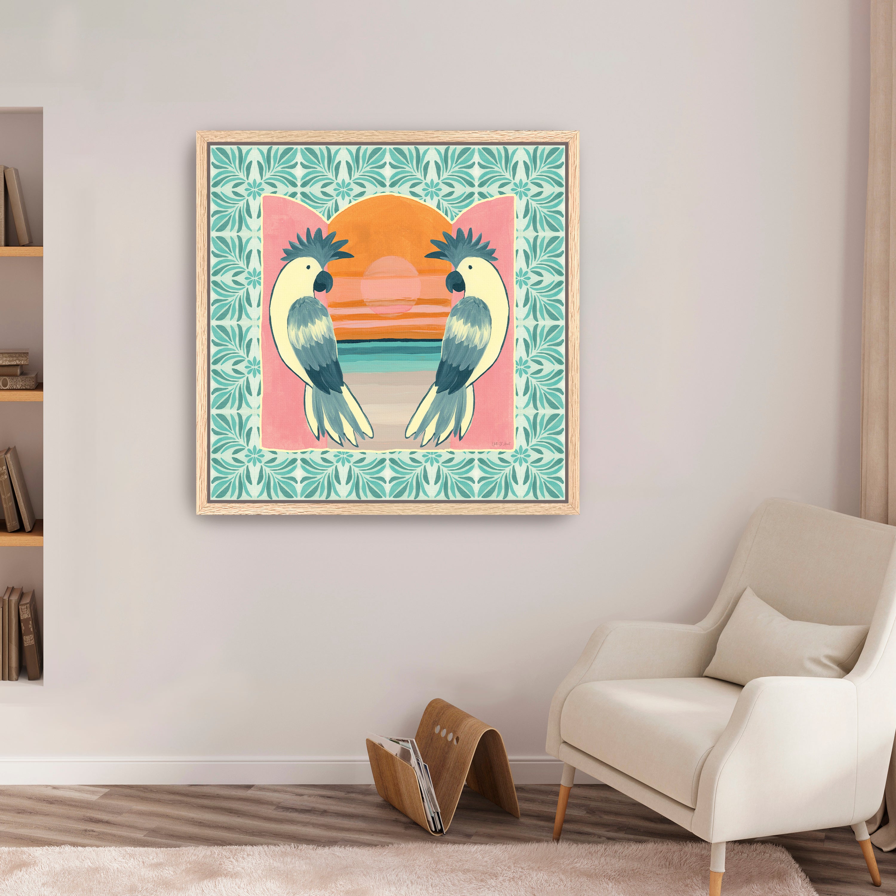 Tropical Birds II Canvas Giclee