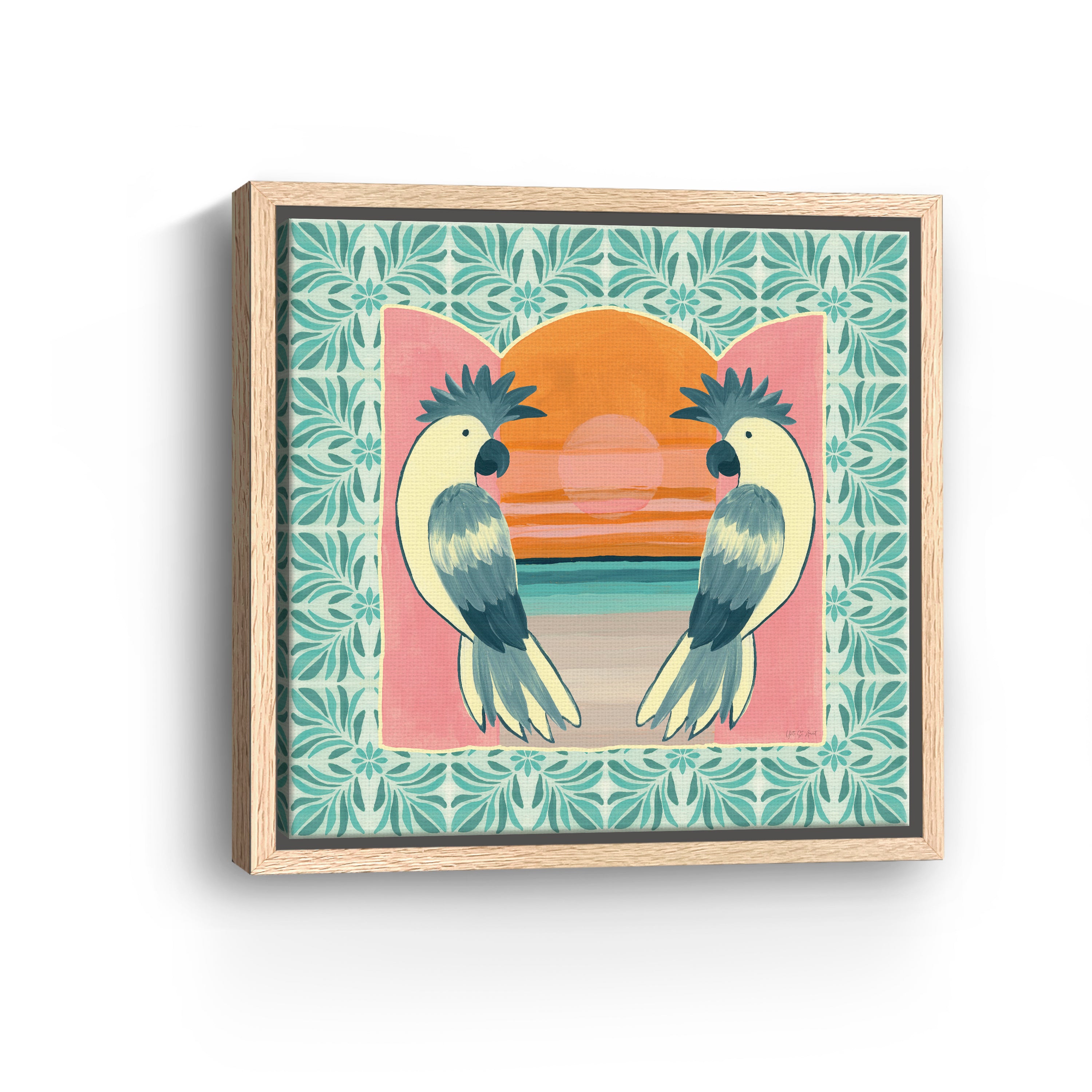 Tropical Birds II Canvas Giclee