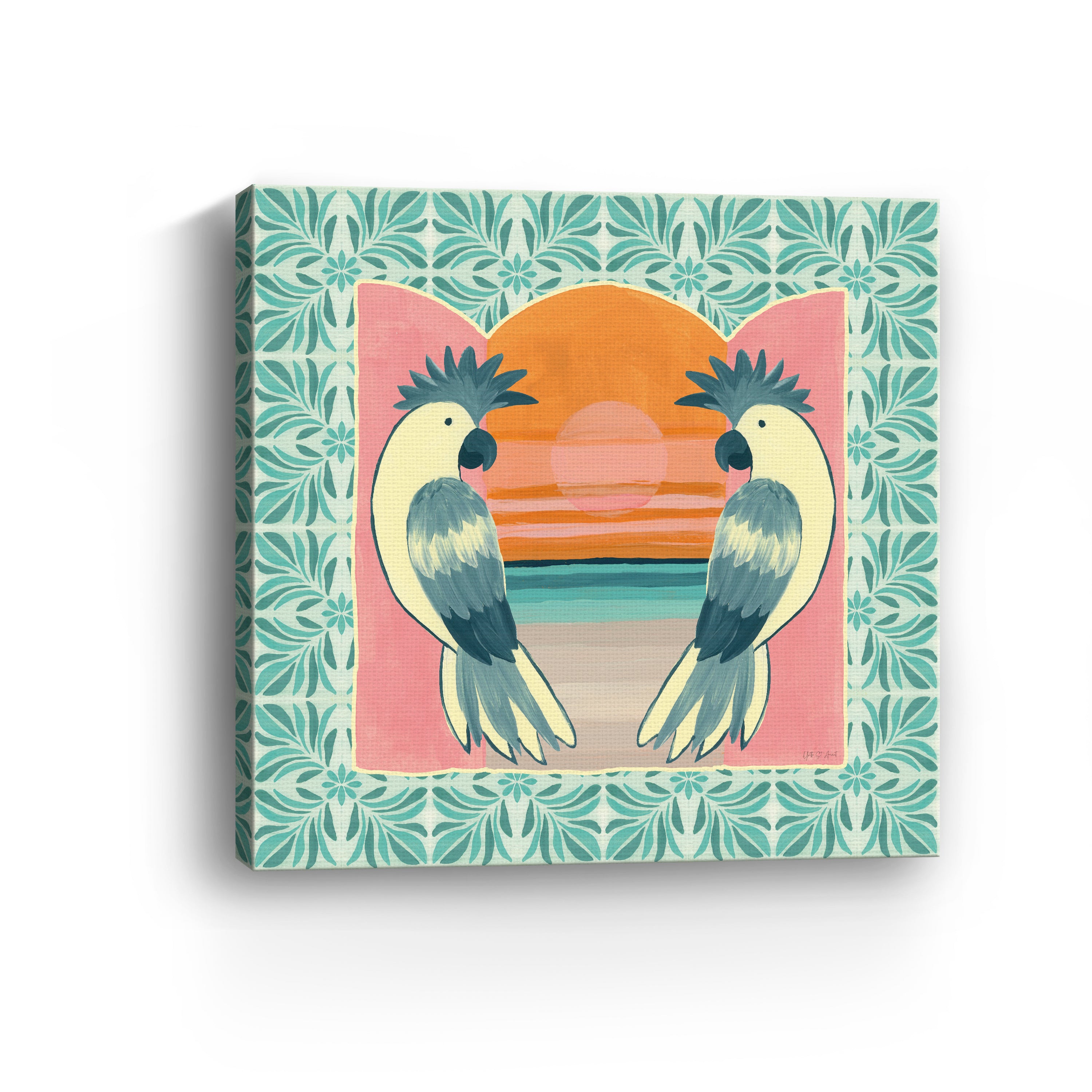 Tropical Birds II Canvas Giclee