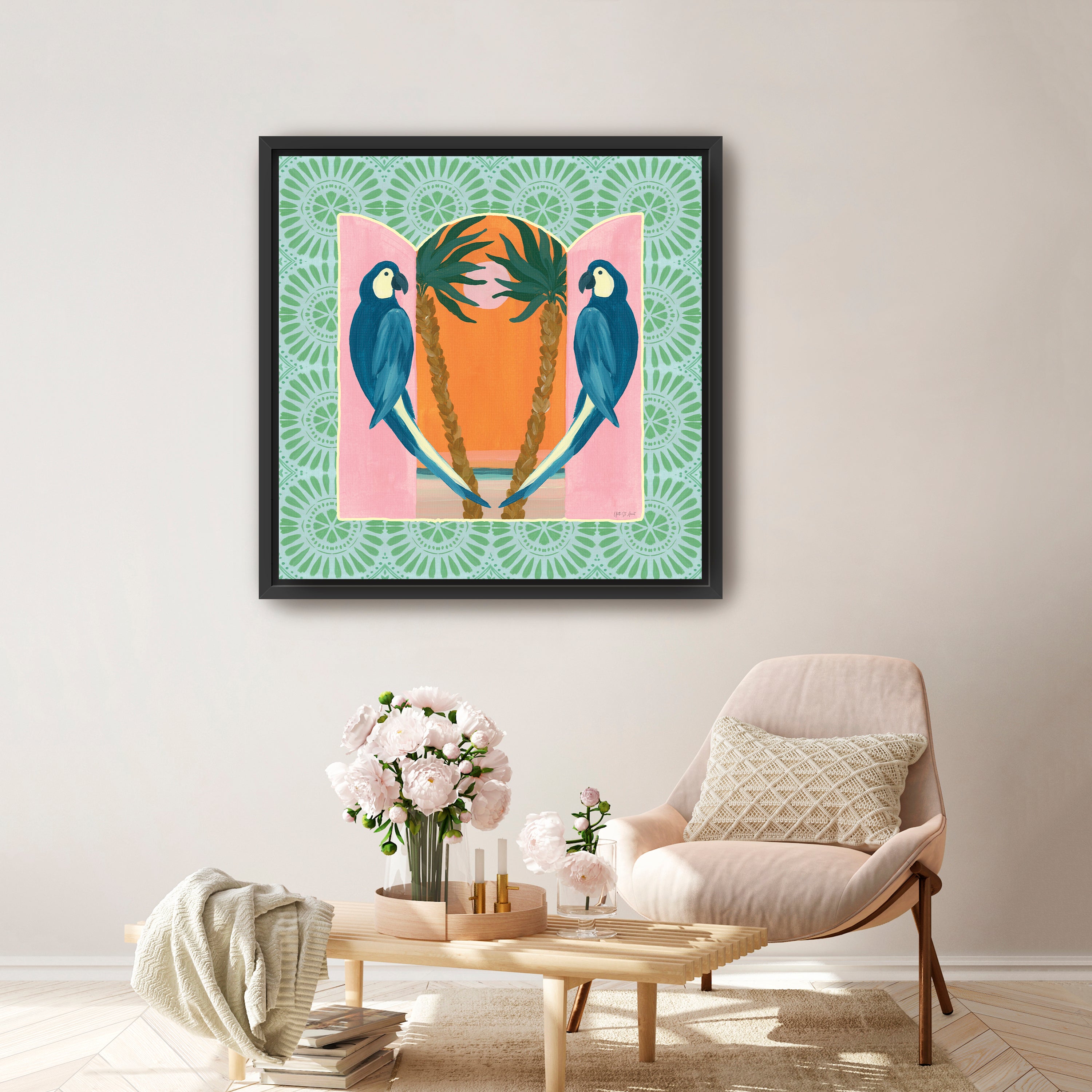 Tropical Birds III Canvas Giclee