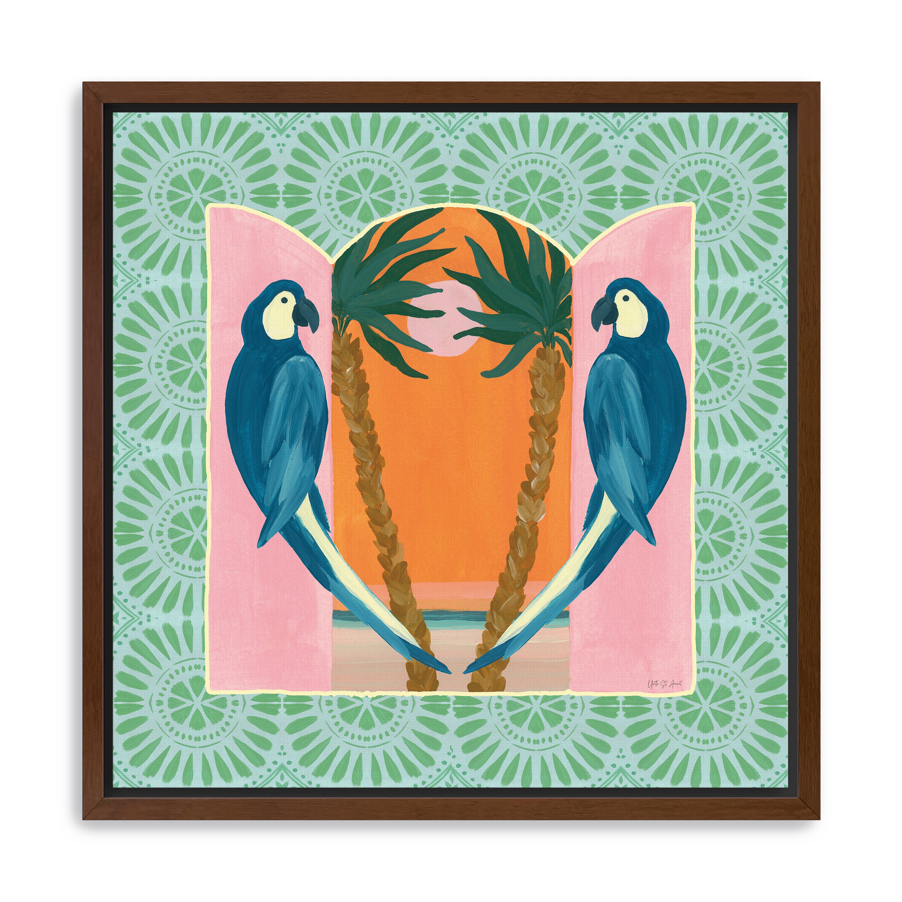 Tropical Birds III Canvas Giclee