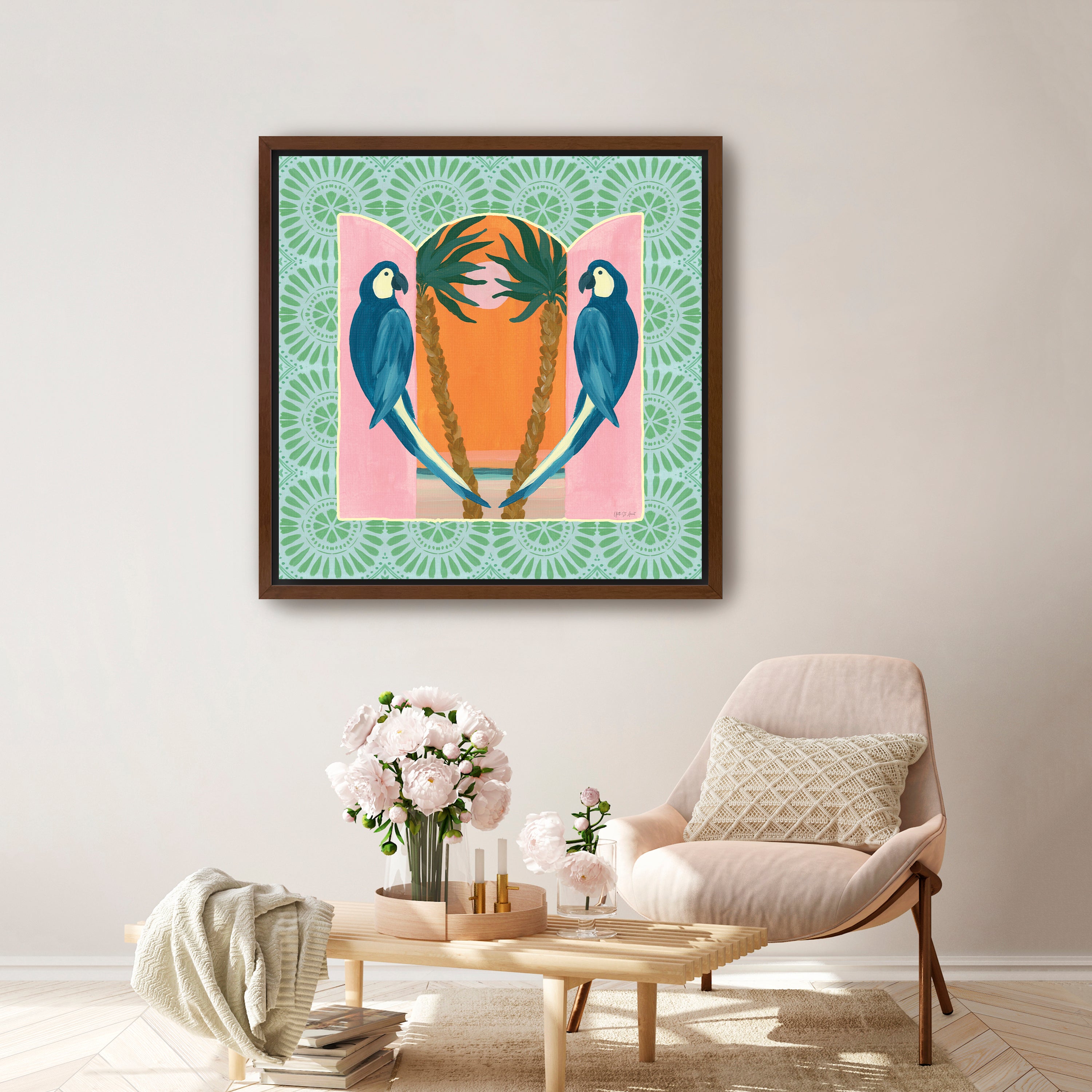 Tropical Birds III Canvas Giclee