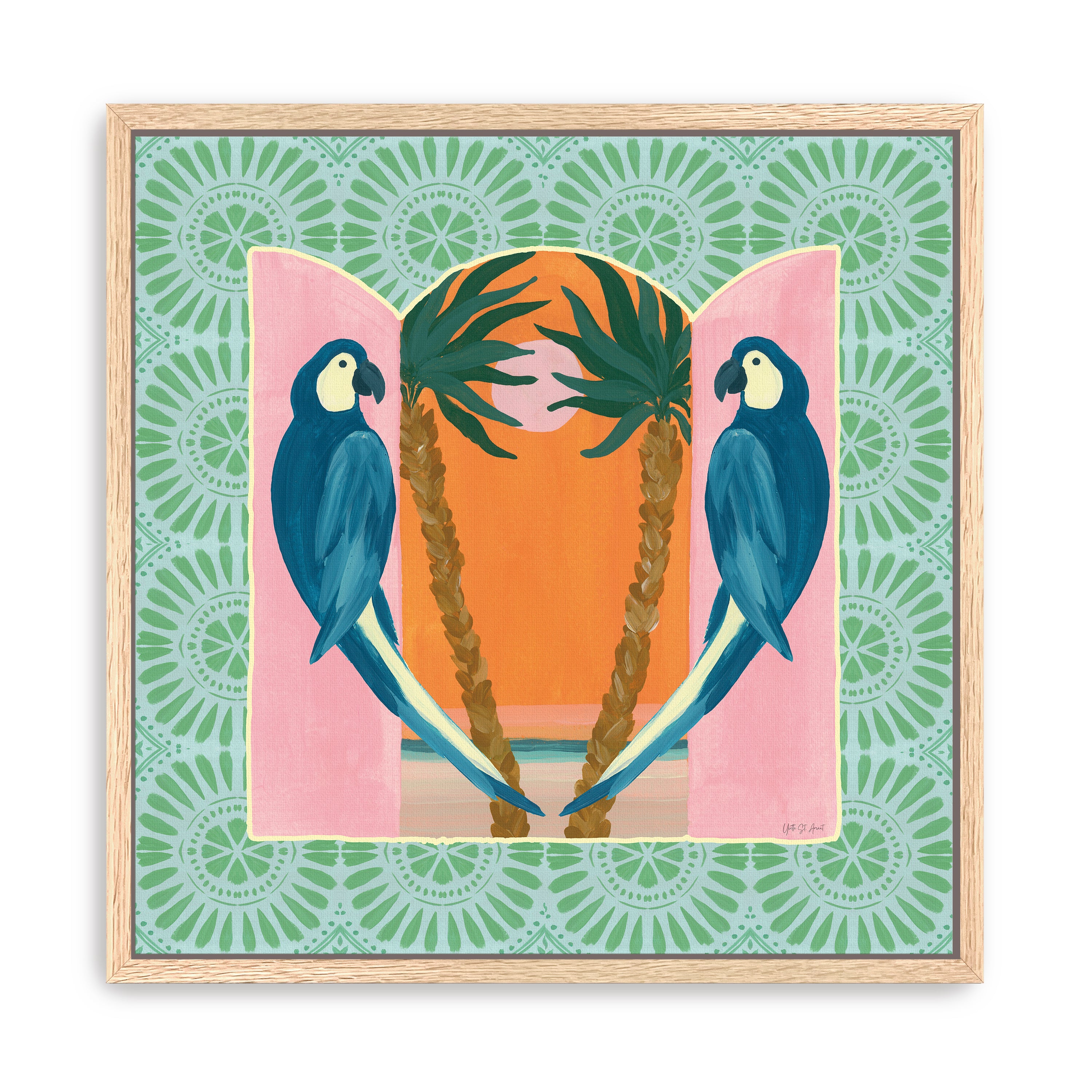 Tropical Birds III Canvas Giclee