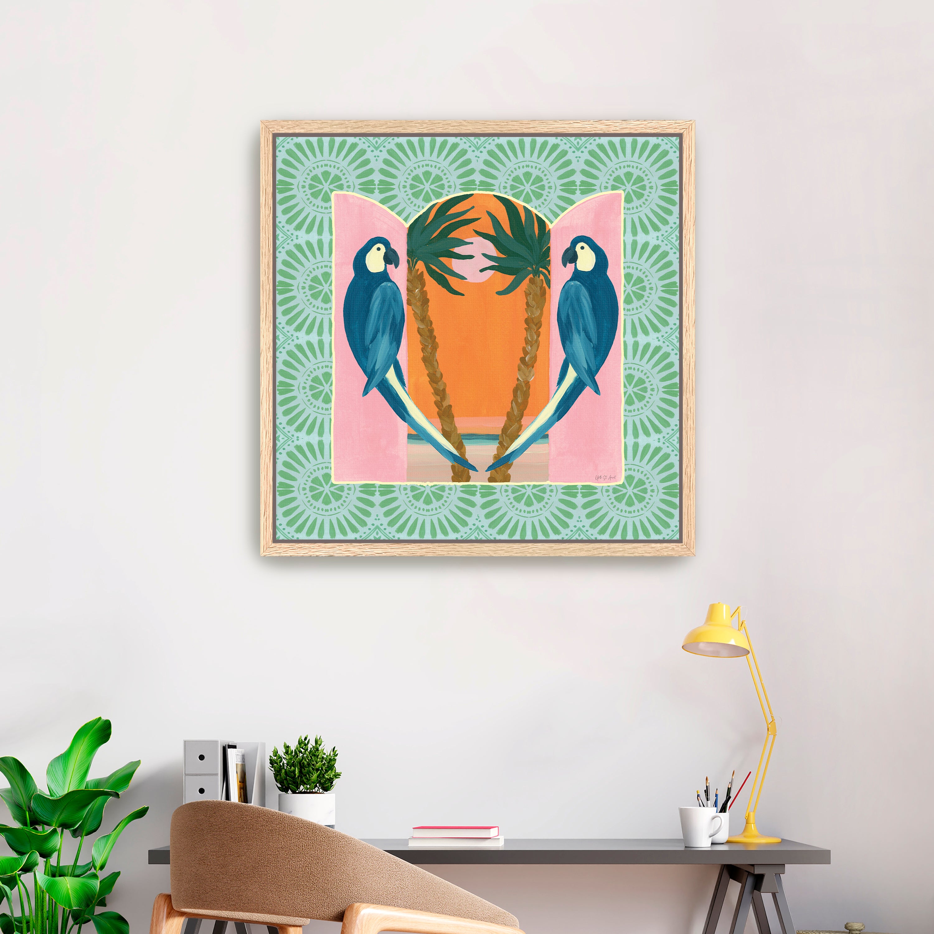 Tropical Birds III Canvas Giclee