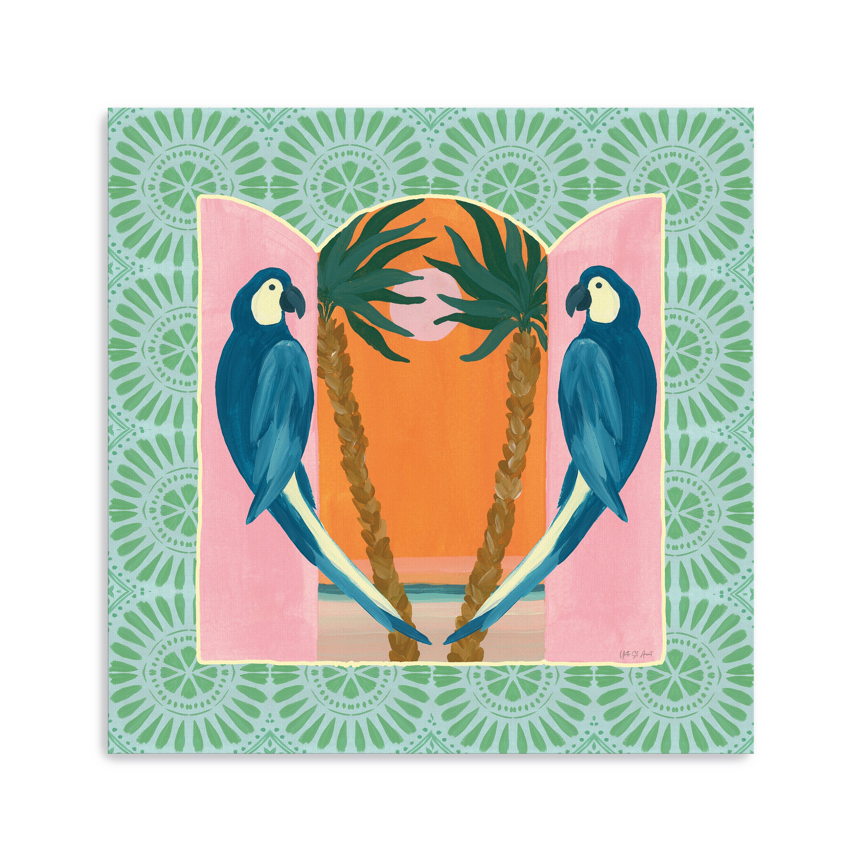 Tropical Birds III Canvas Giclee
