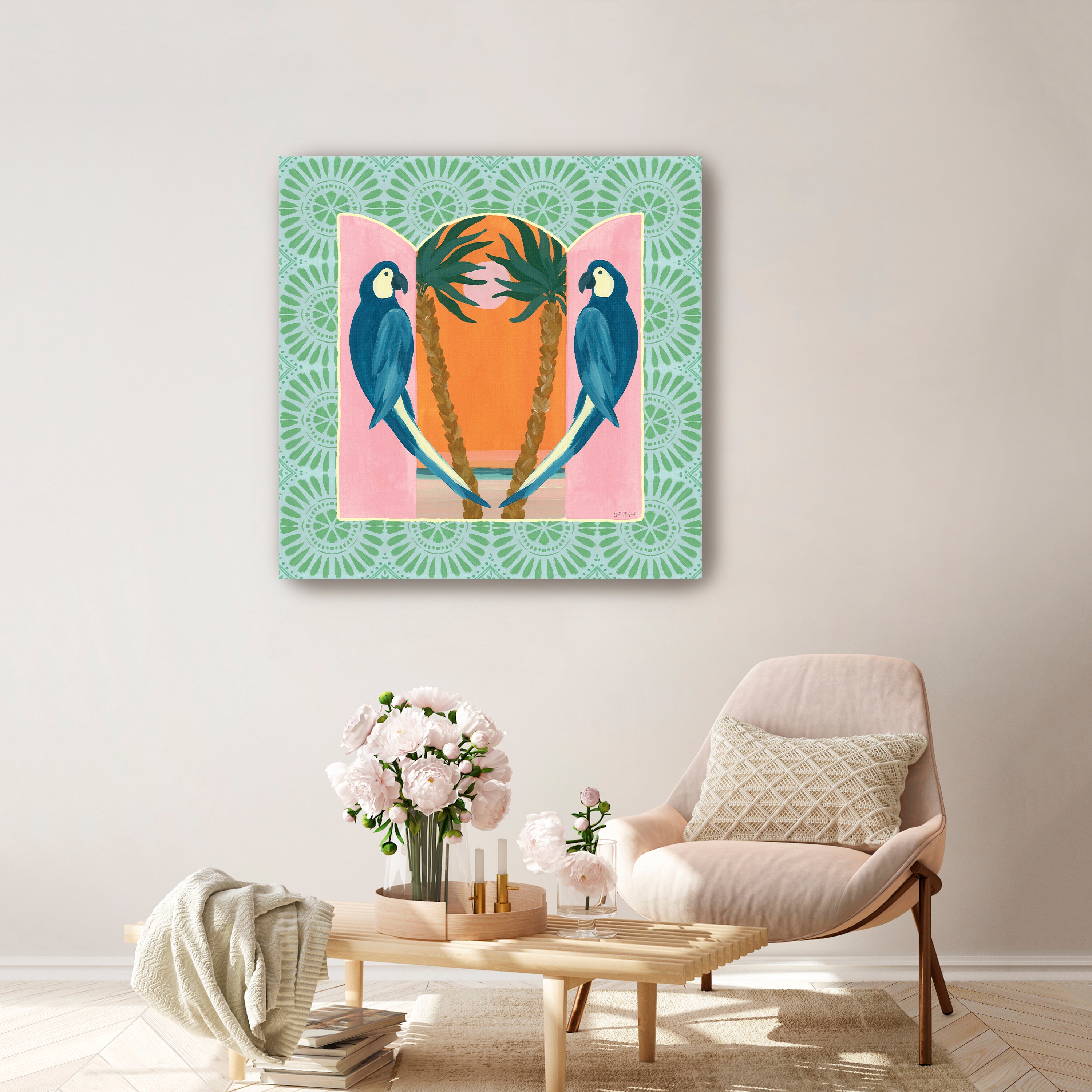 Tropical Birds III Canvas Giclee