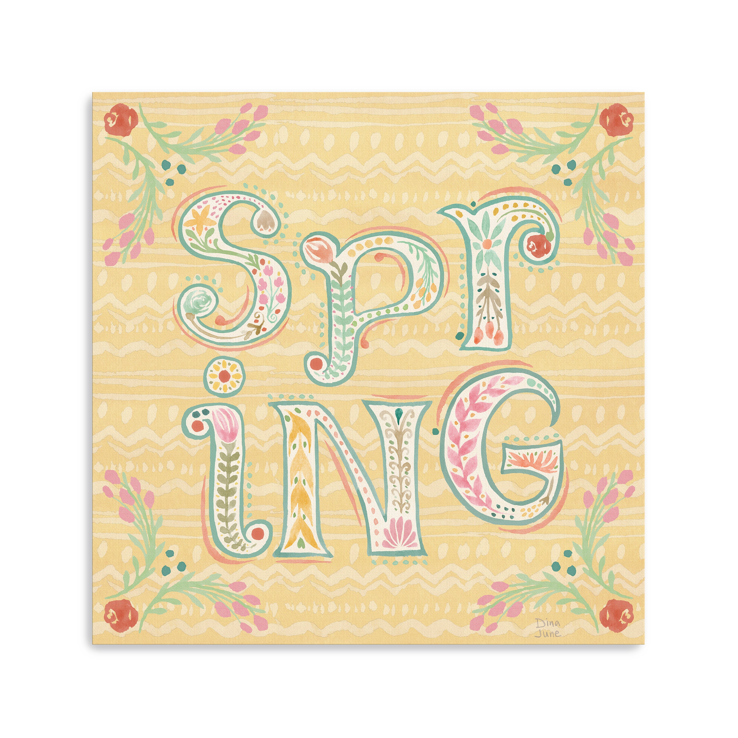Spring Song VI Canvas Giclee