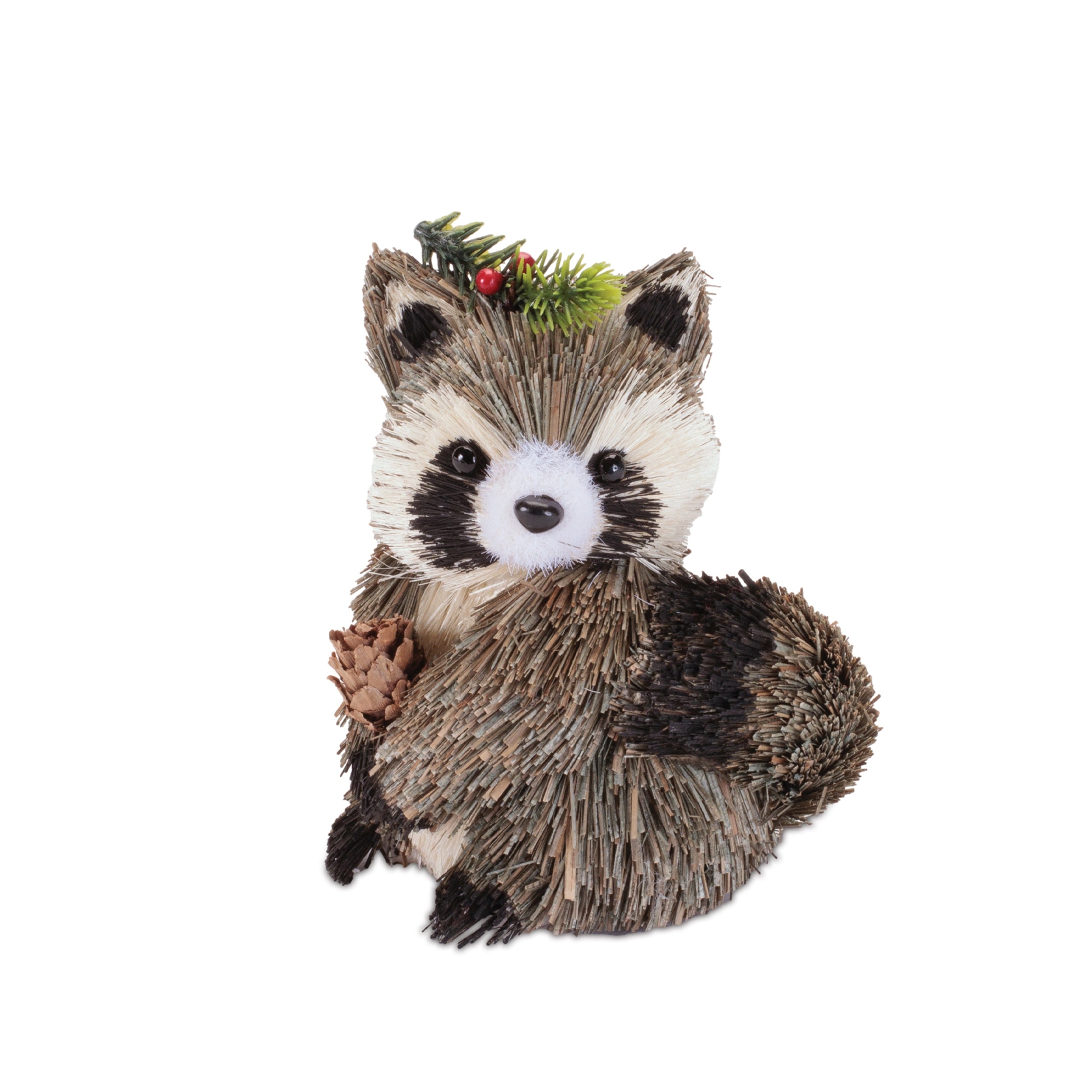 Holiday Raccoon Shelf Sitter, Set of 2