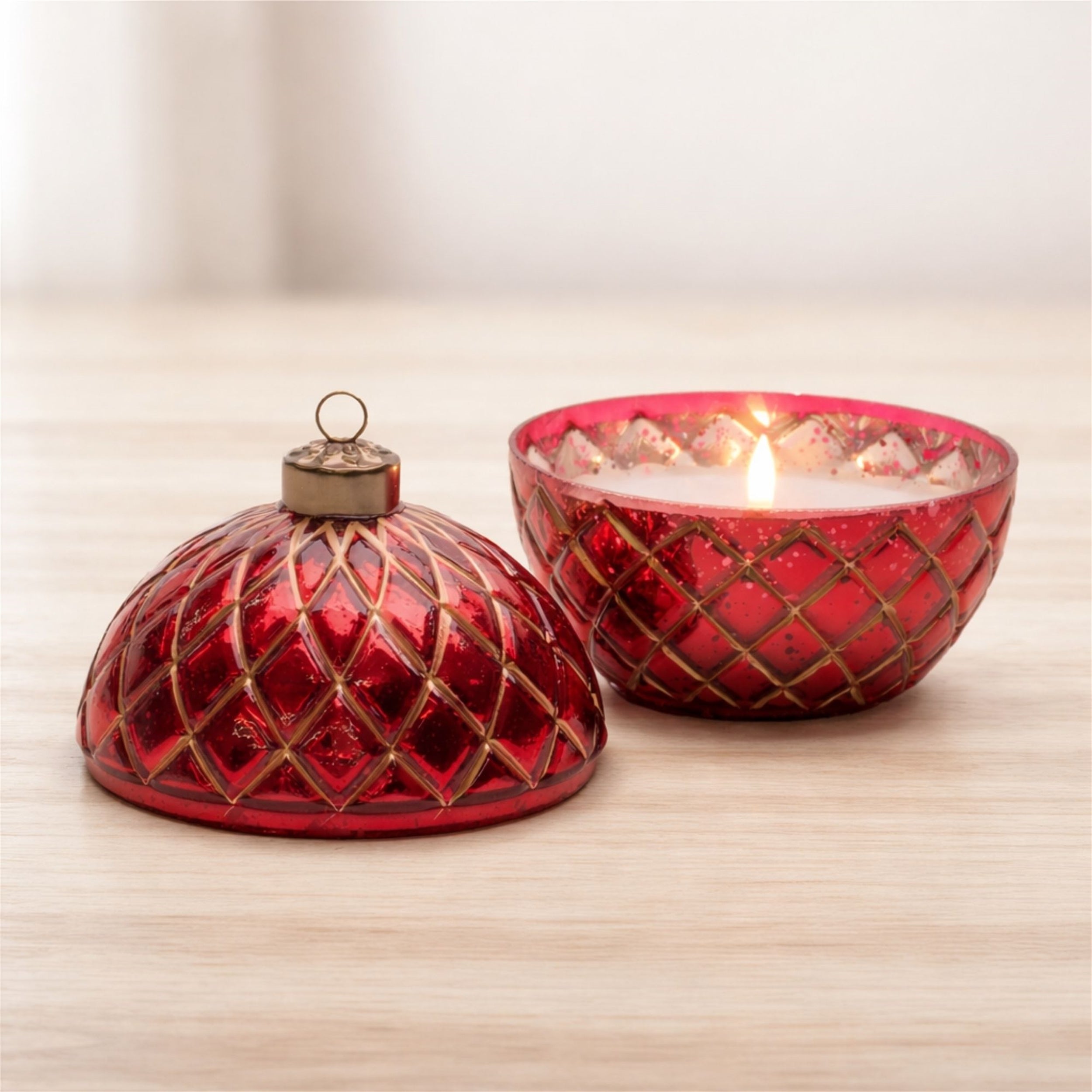 LED Candle Ornament 5.75"D