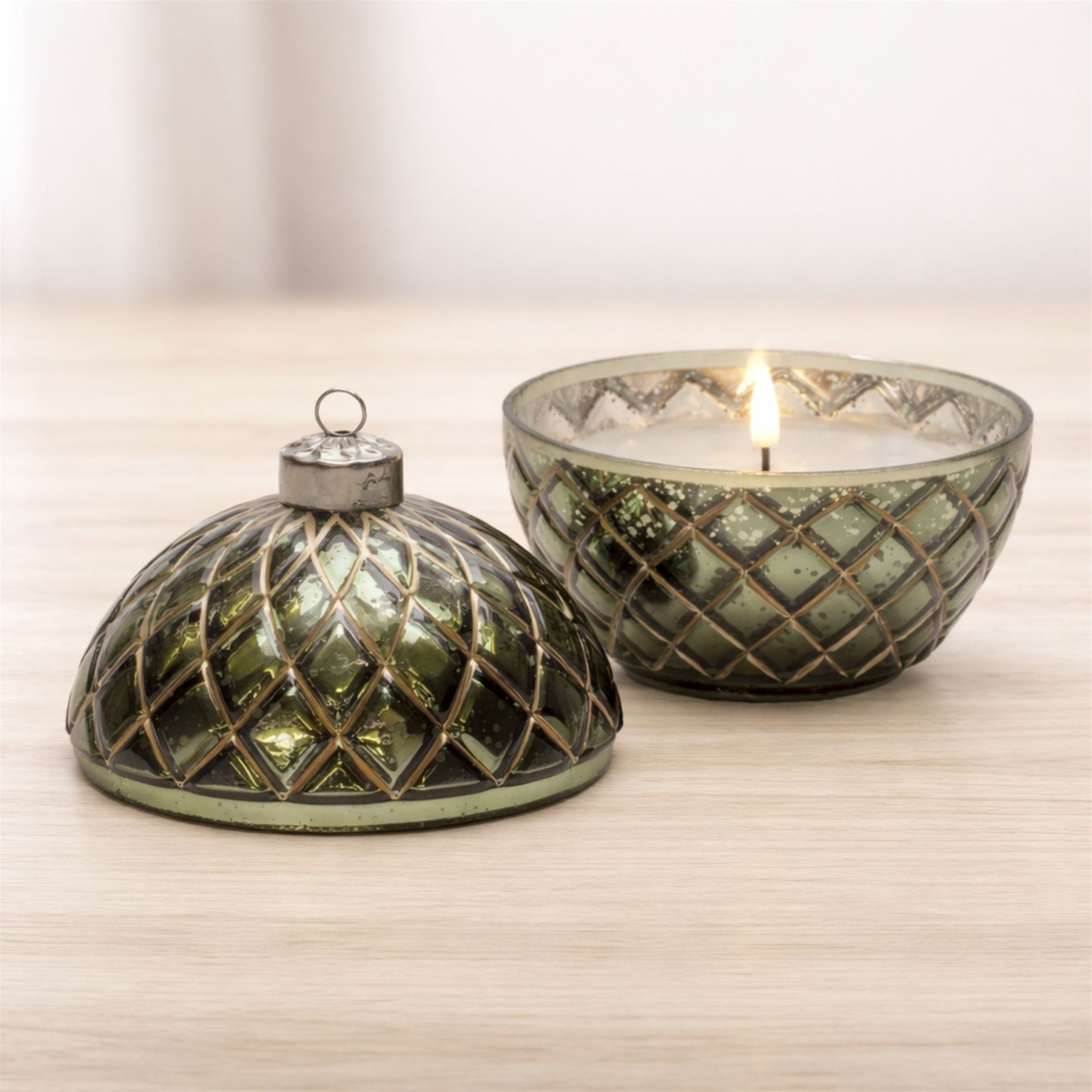 LED Candle Ornament 5.75"D