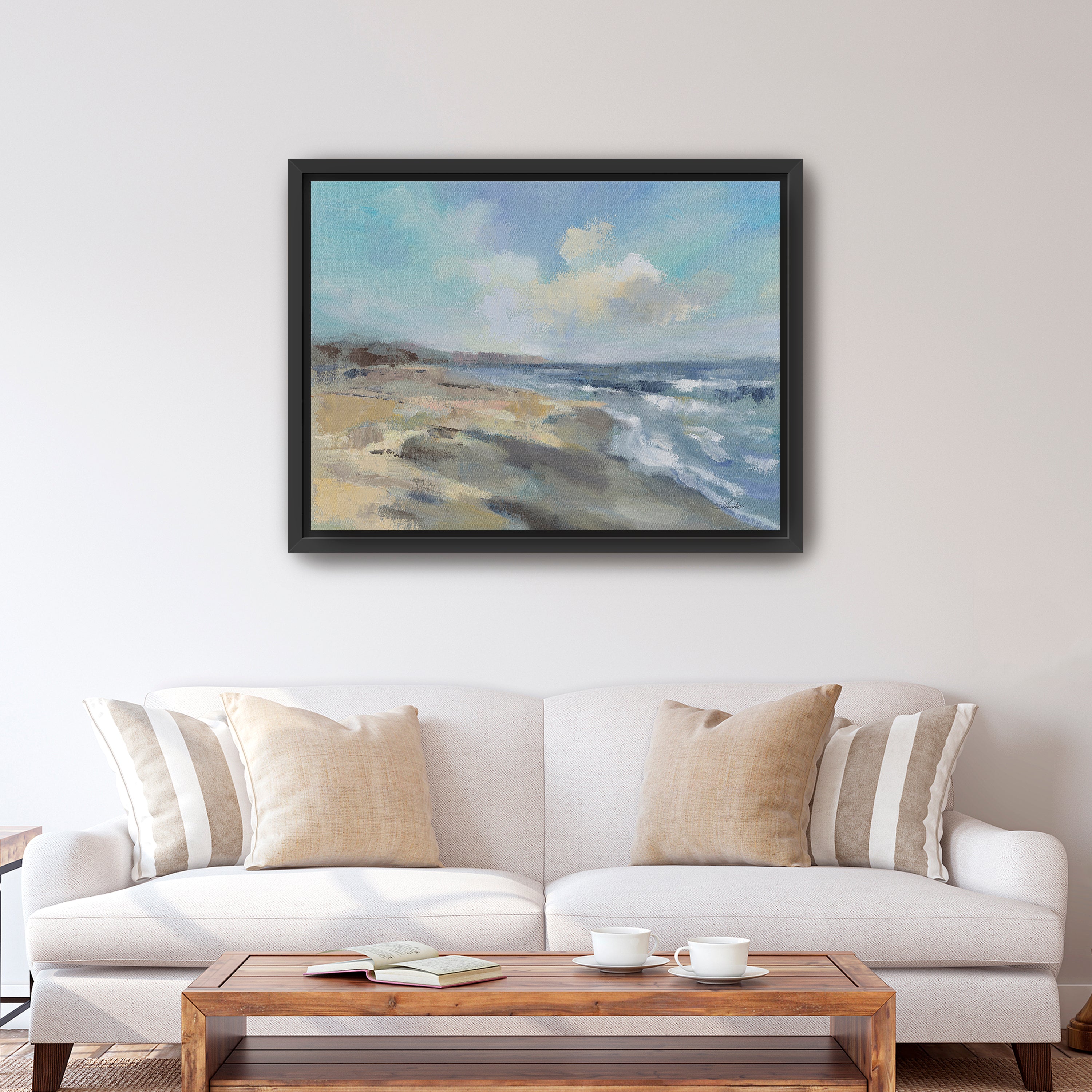 Morning Beach Canvas Giclee