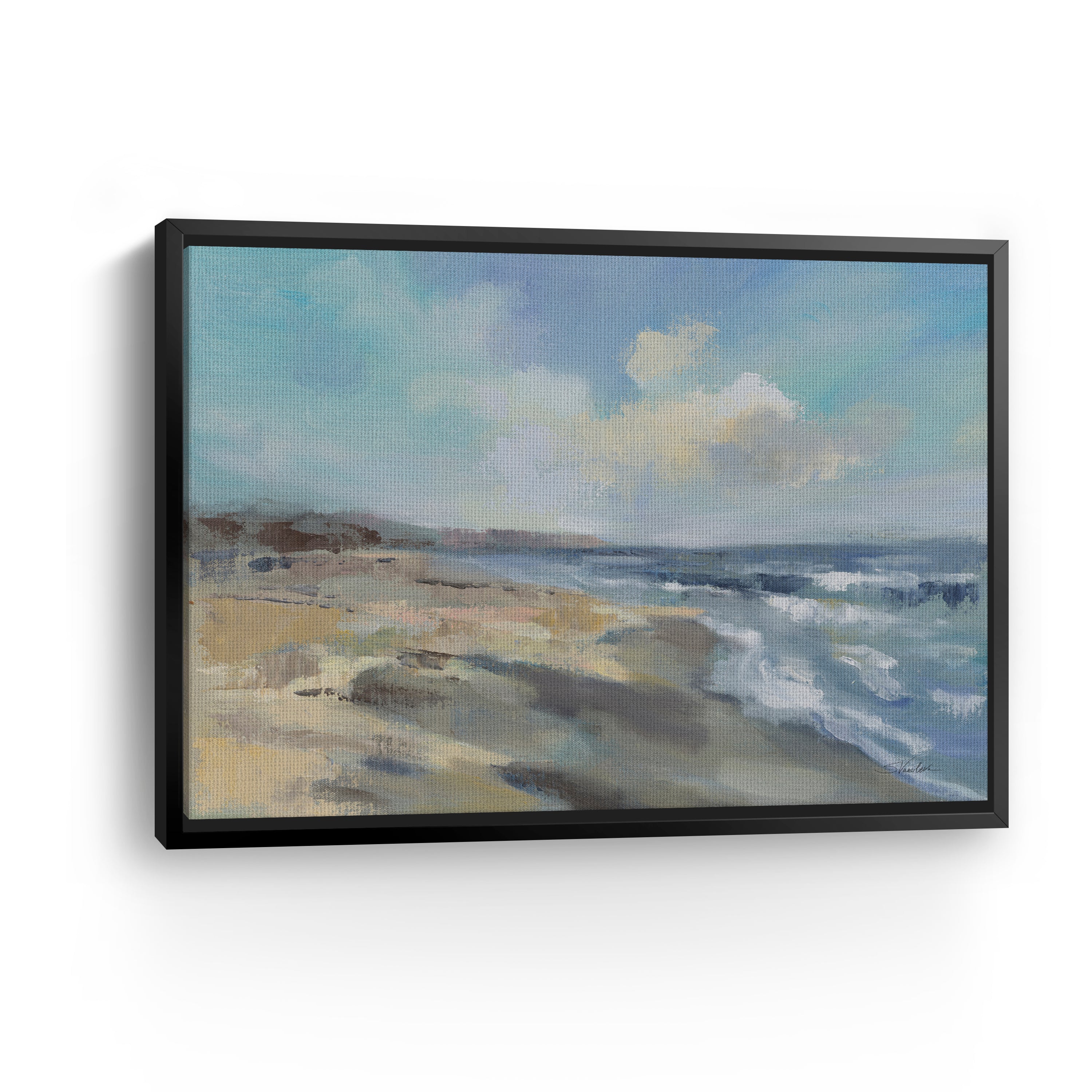 Morning Beach Canvas Giclee
