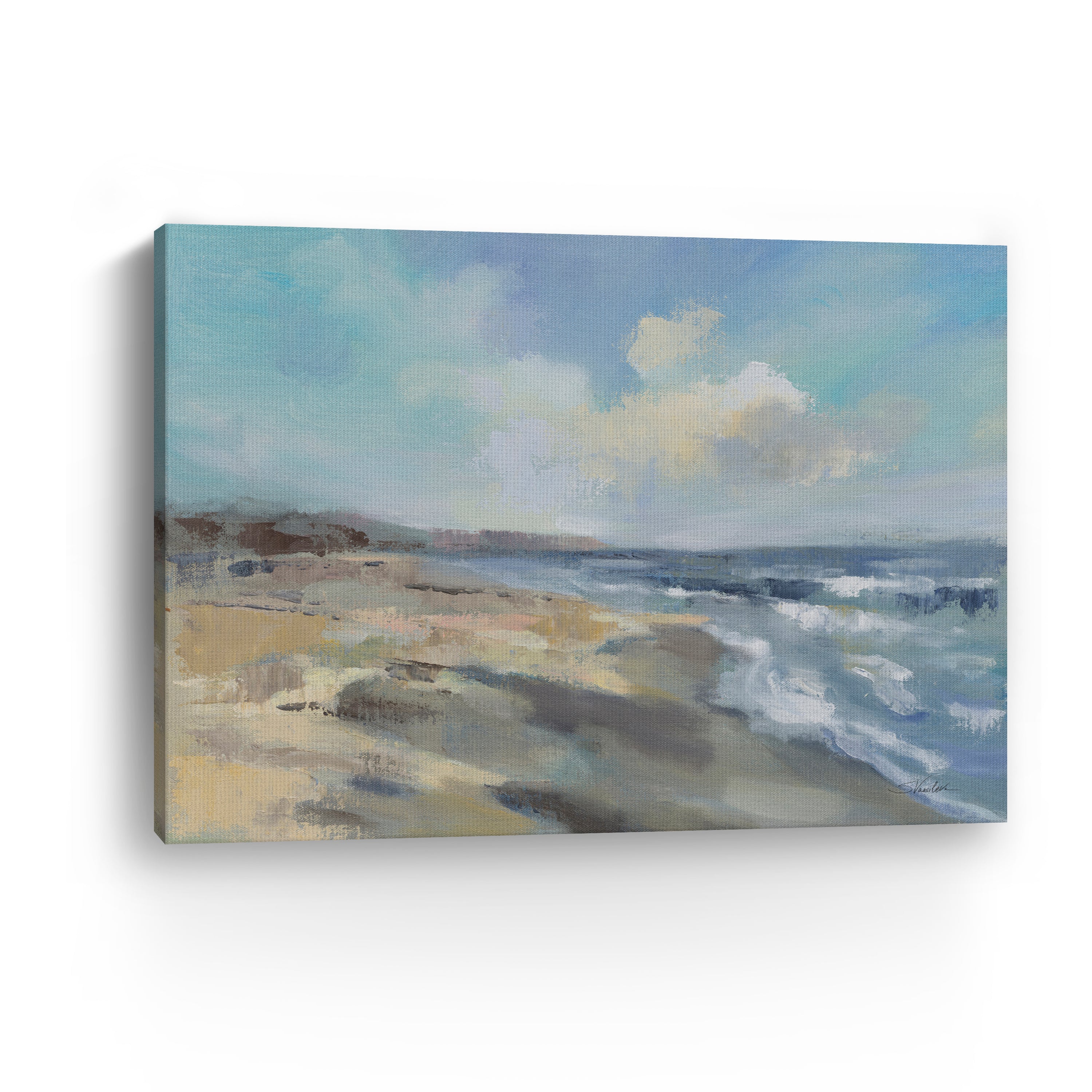 Morning Beach Canvas Giclee