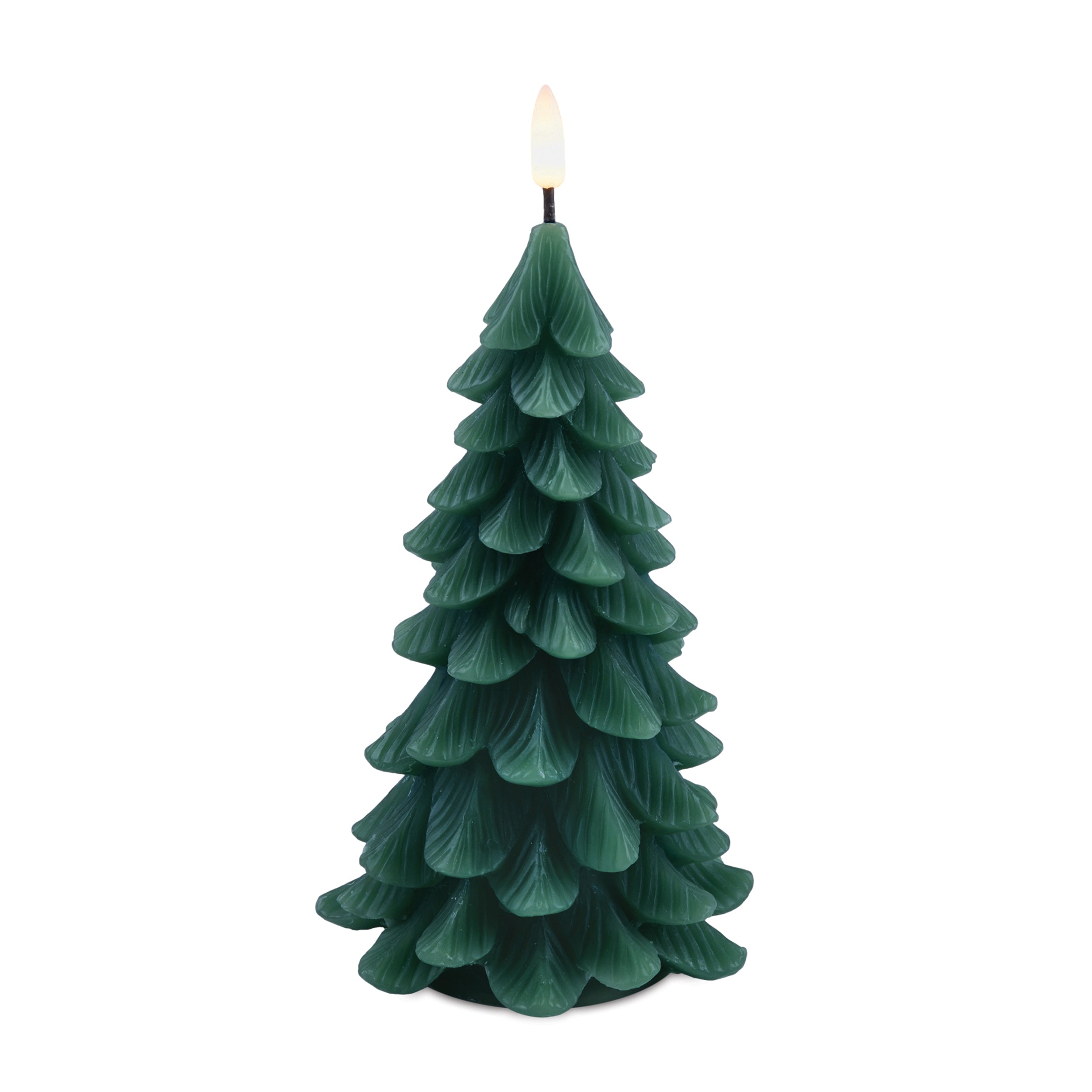 LED Pine Tree Candle, Set of 2