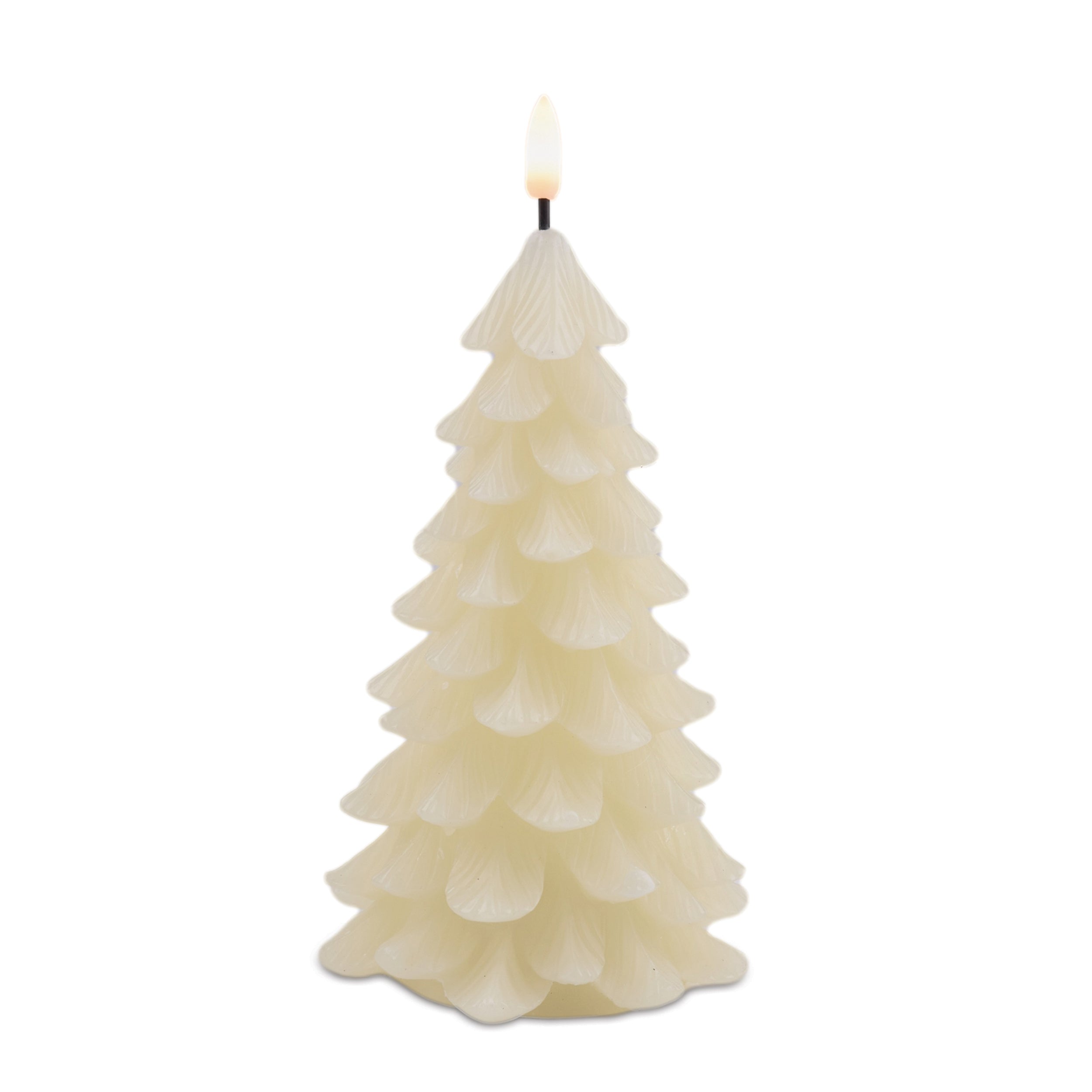 LED Pine Tree Candle, Set of 2